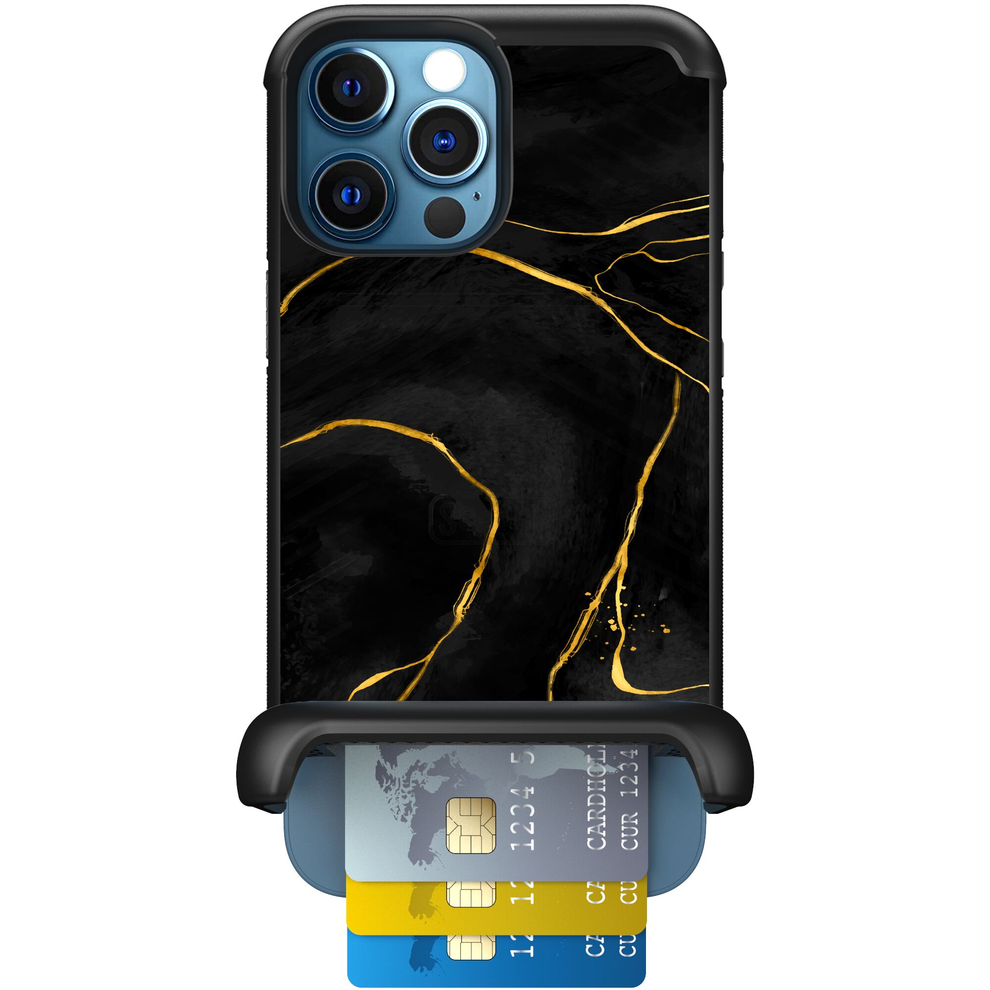 Wingmate Black Marble for iPhone 12 Pro Max
