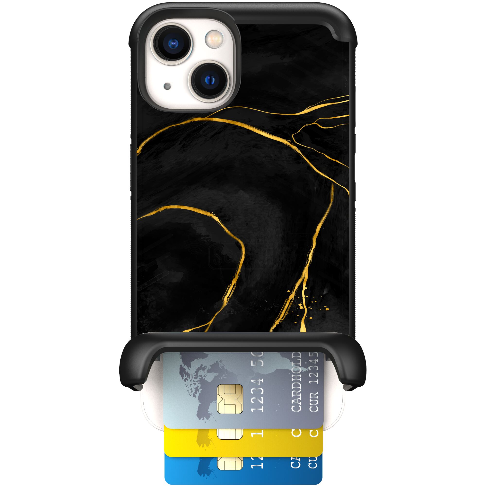 Wingmate Black Marble for iPhone 13