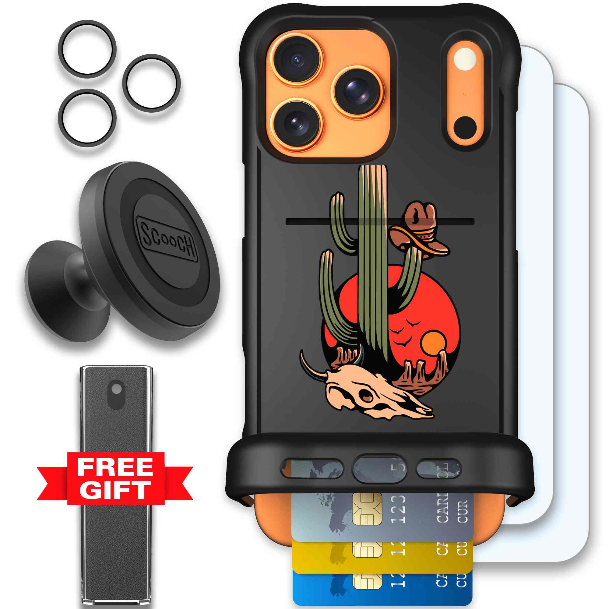 Cactus Flash | website | iPhone 17 Pro Max | Defender Bundle