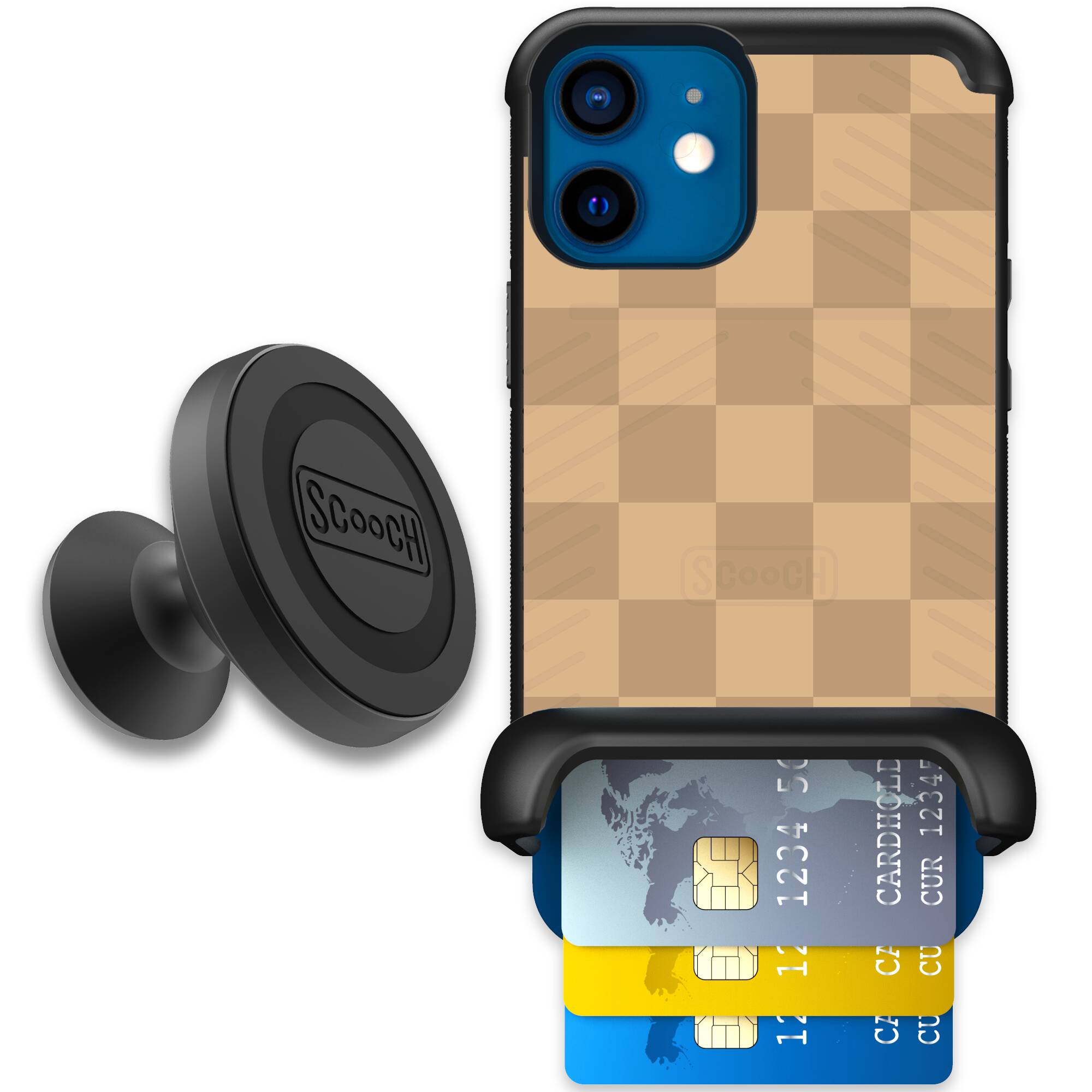 Checkered Beige | website | iPhone 12 mini | Starter Bundle
