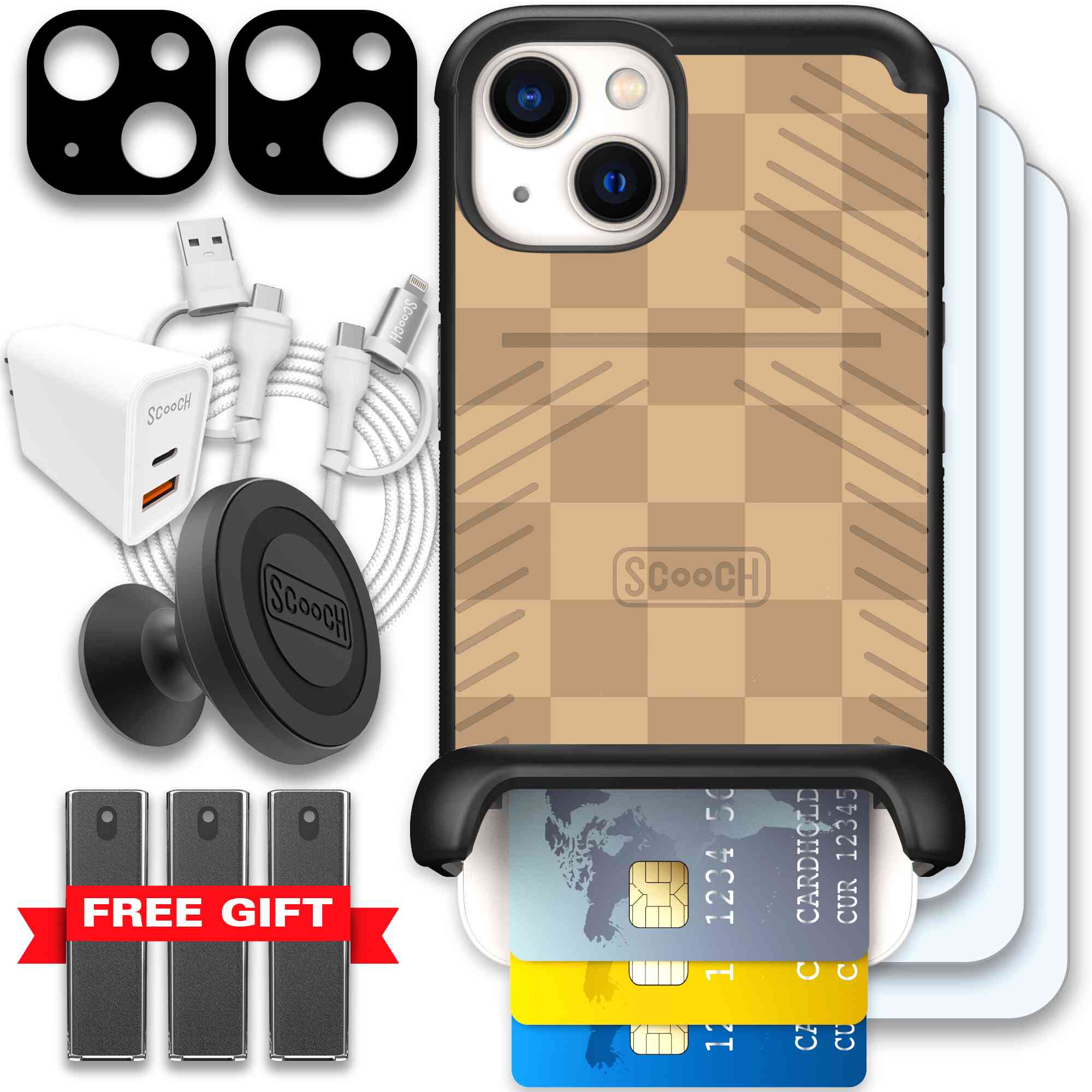 Checkered Beige | website | iPhone 13 | Ultimate Bundle