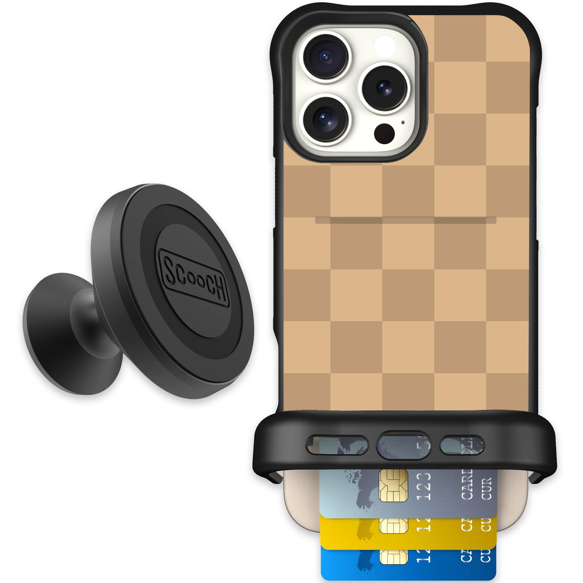 Checkered Beige | website | iPhone 16 Pro Max | Starter Bundle