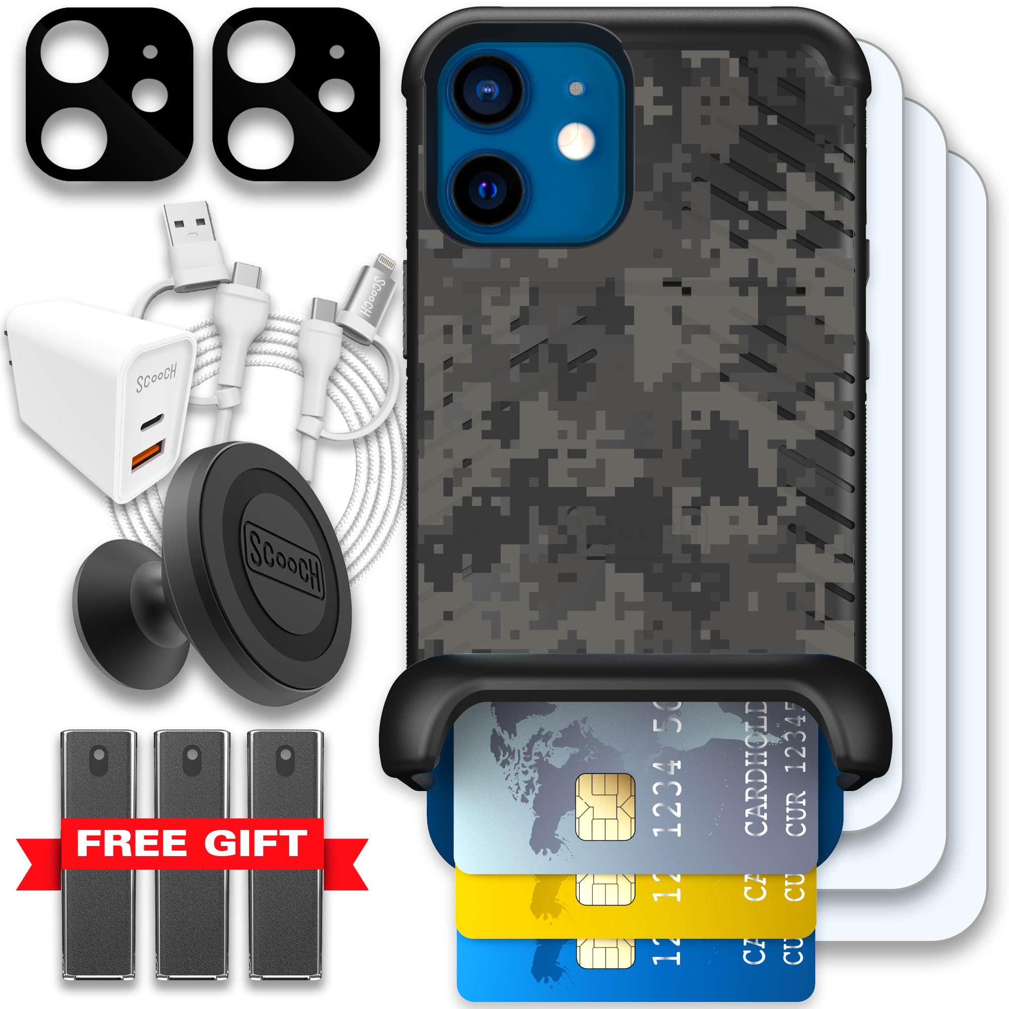 WMTE DIGICAMO iPhone 12 Mini Ultimate Bundle