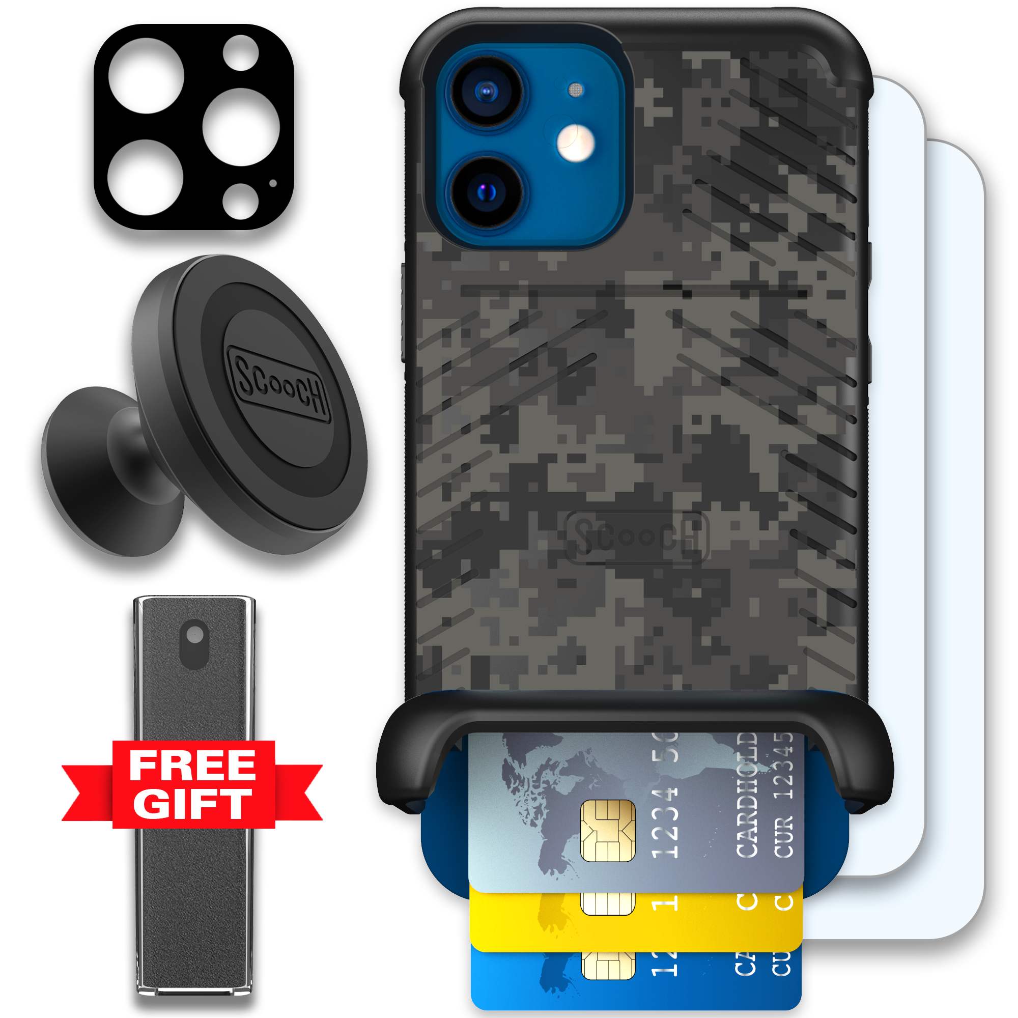 WMTE DIGICAMO iPhone 12 Pro Defender Bundle