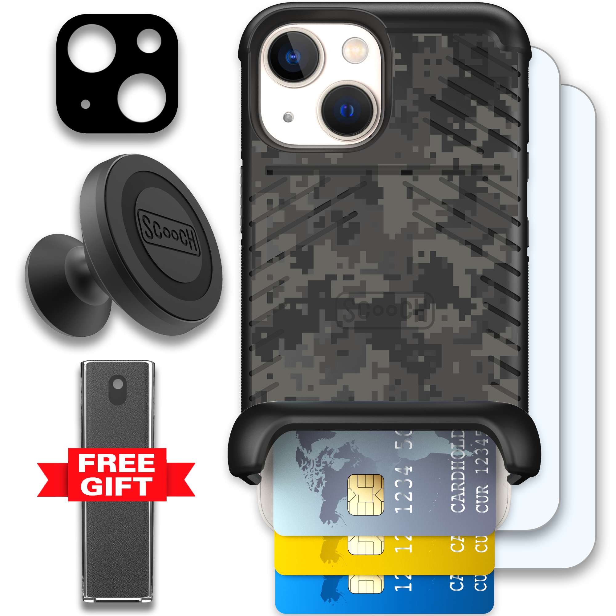 WMTE DIGICAMO iPhone 13 Mini Defender Bundle