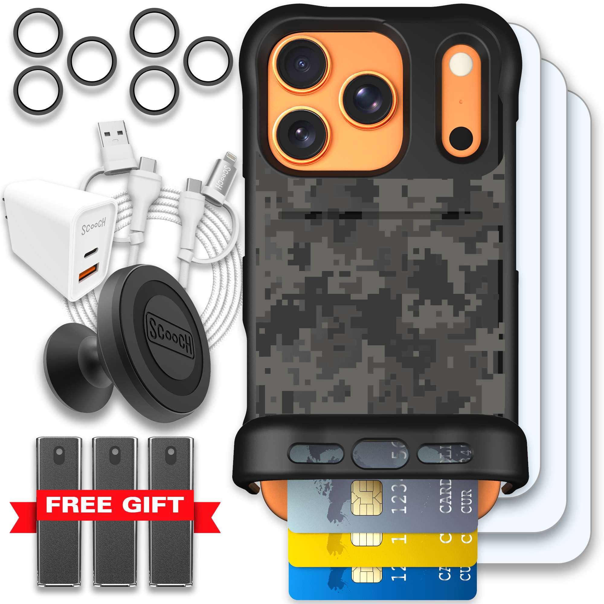 WMTE DIGICAMO iPhone 17 Pro Ultimate Bundle
