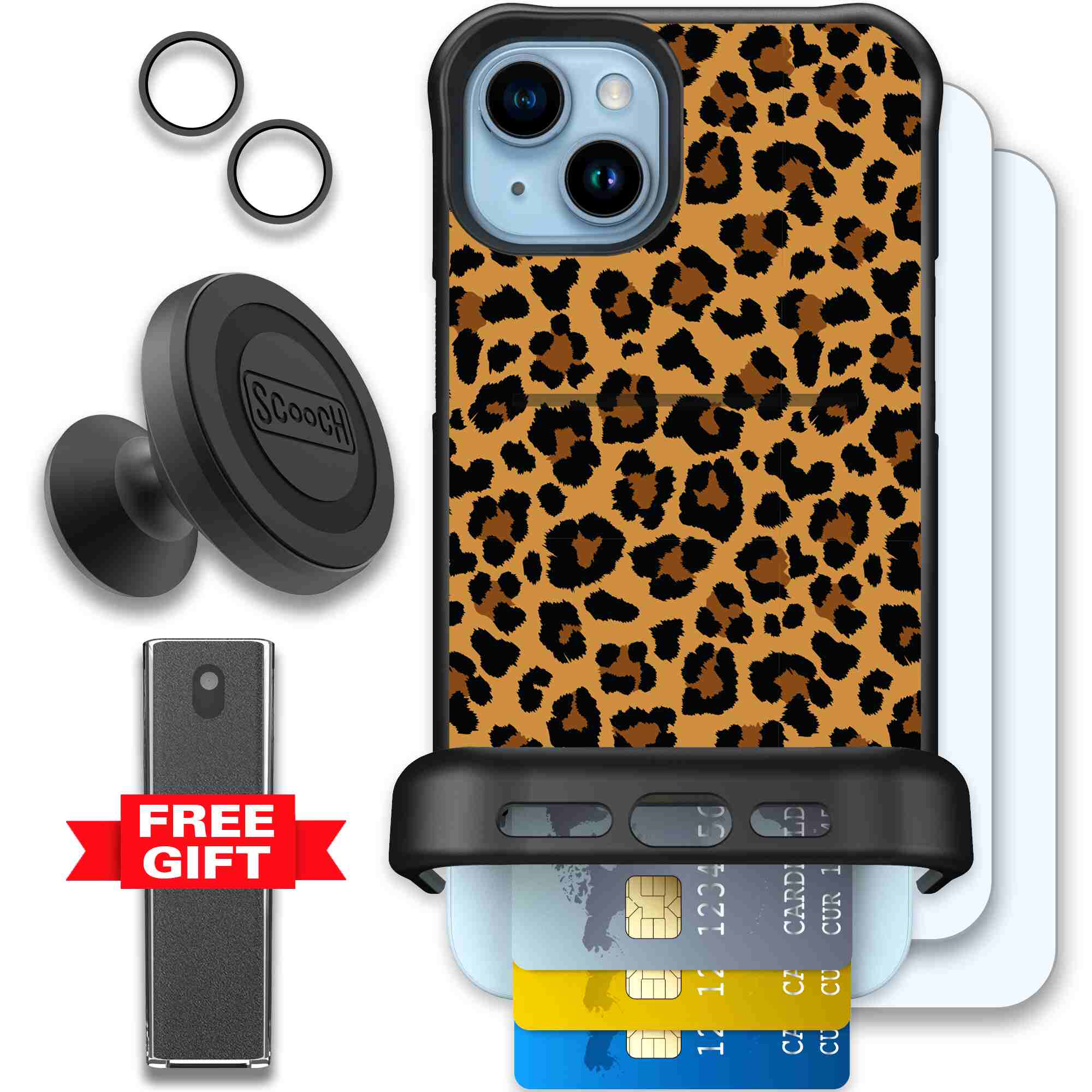 Fierce Feline | website | iPhone 15 Plus | Defender Bundle