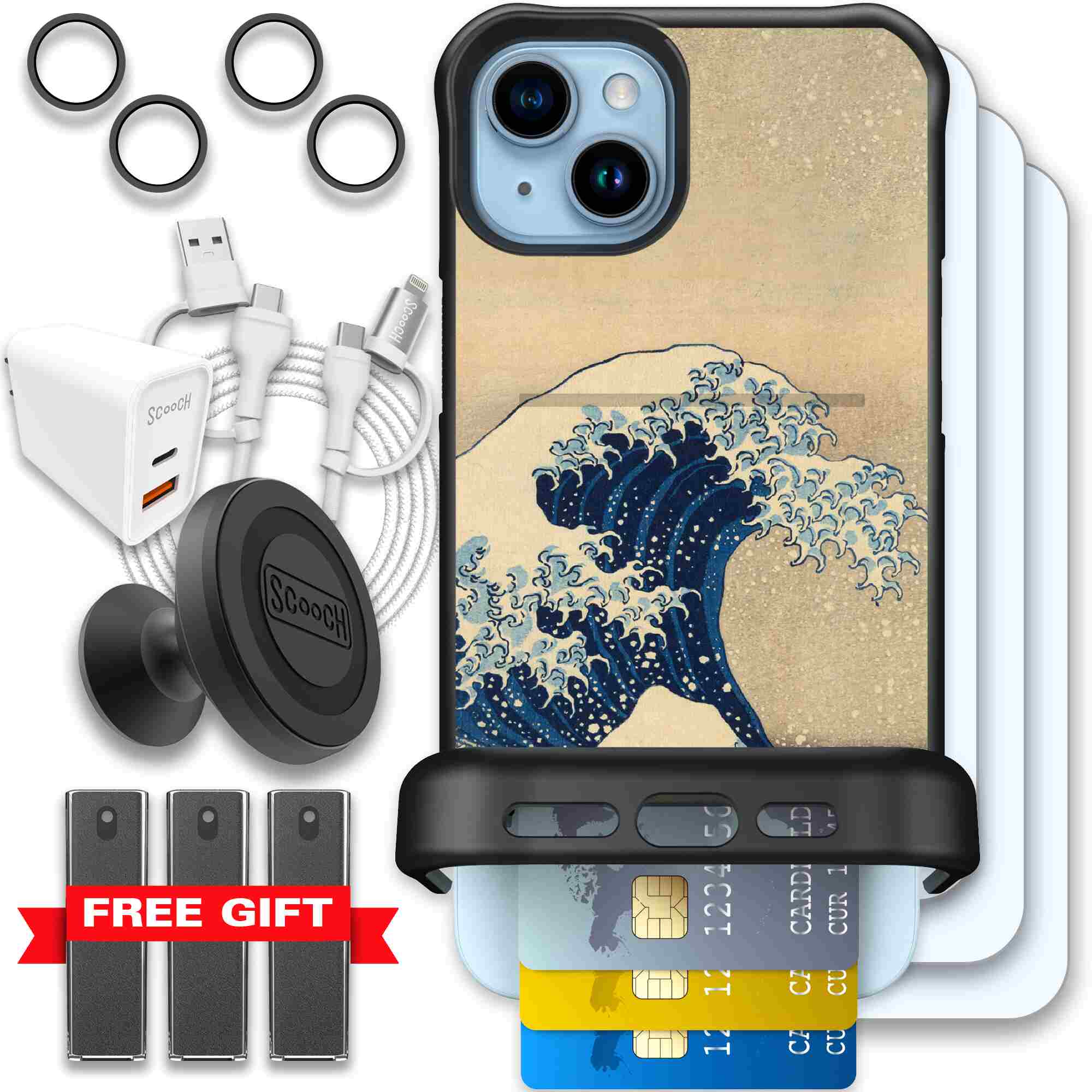 Great Wave | website | iPhone 15 Plus | Ultimate Bundle