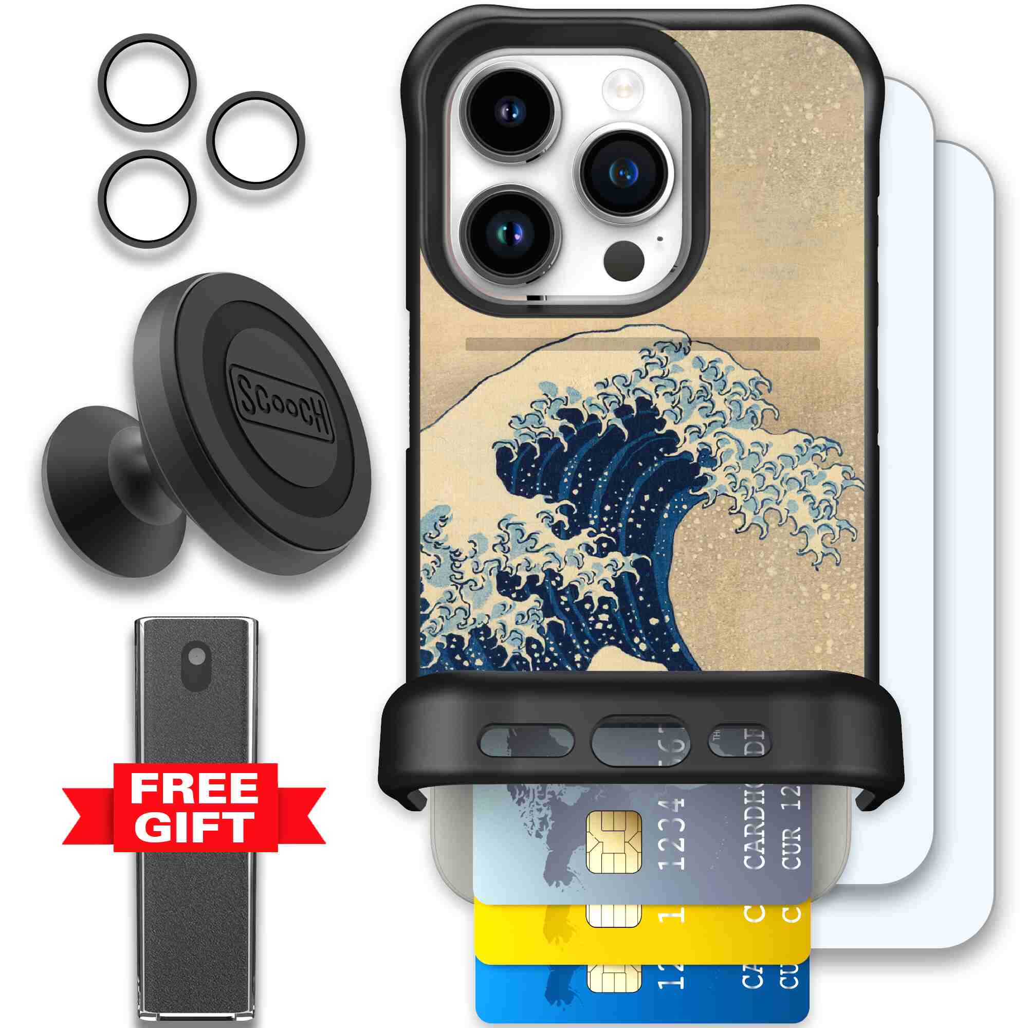 Great Wave | website | iPhone 15 Pro | Defender Bundle