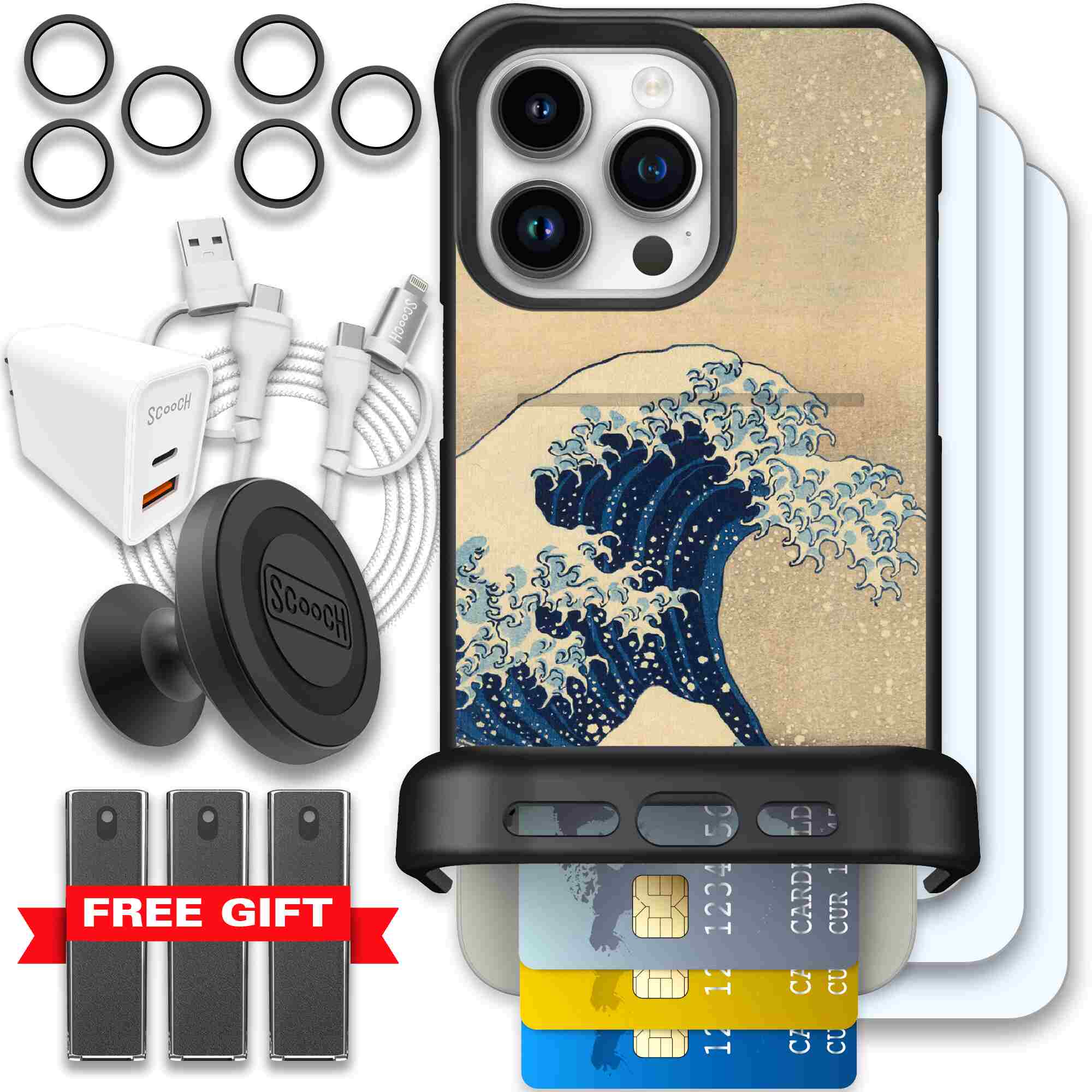 Great Wave | website | iPhone 15 Pro Max | Ultimate Bundle