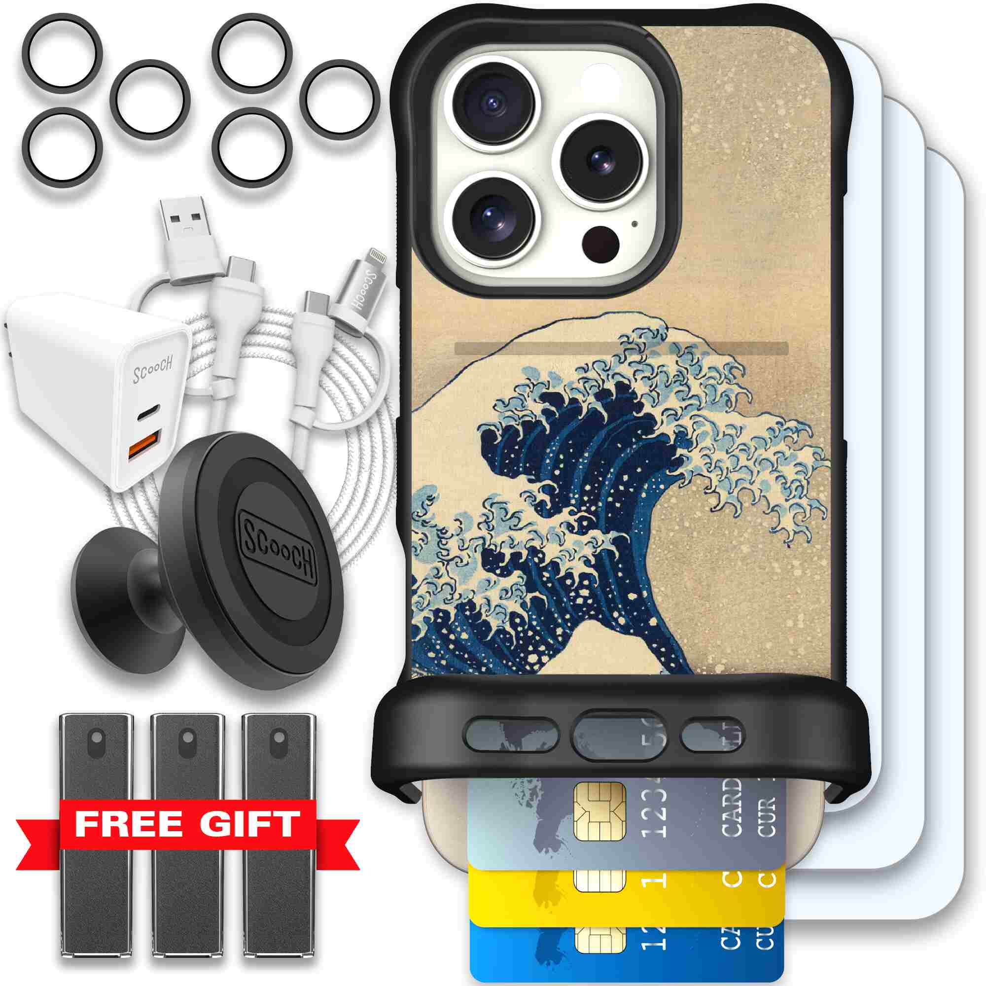 Great Wave | website | iPhone 16 Pro | Ultimate Bundle