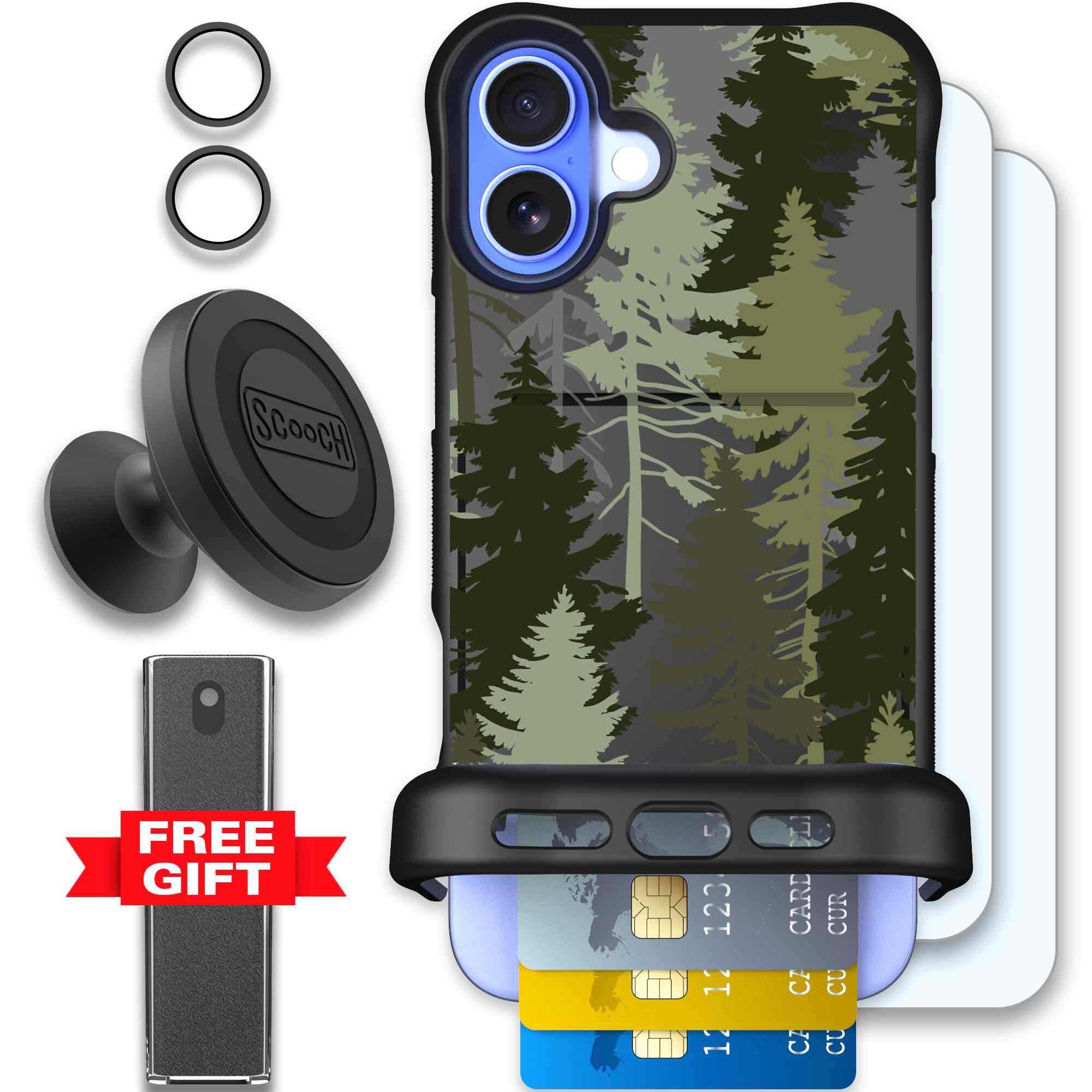 Hidden Pines | website | iPhone 16 Plus | Defender Bundle