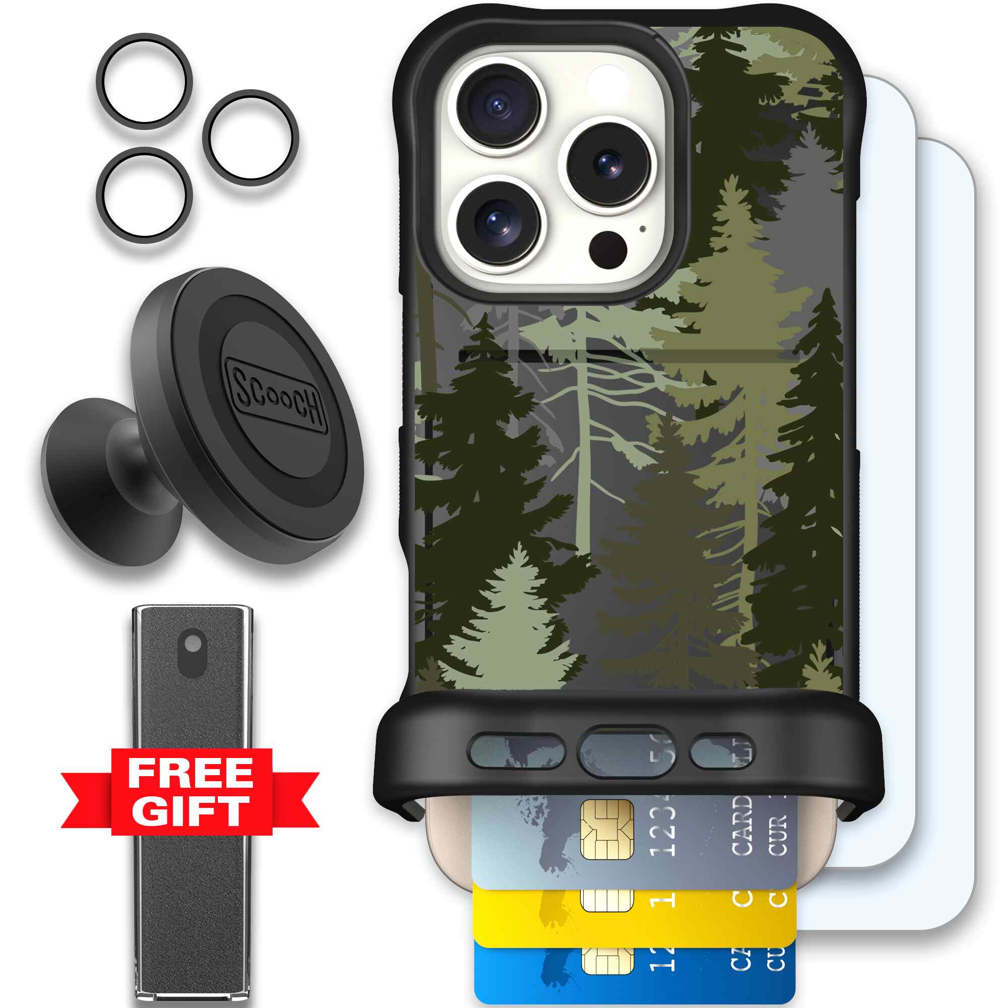 Hidden Pines | website | iPhone 16 Pro | Defender Bundle