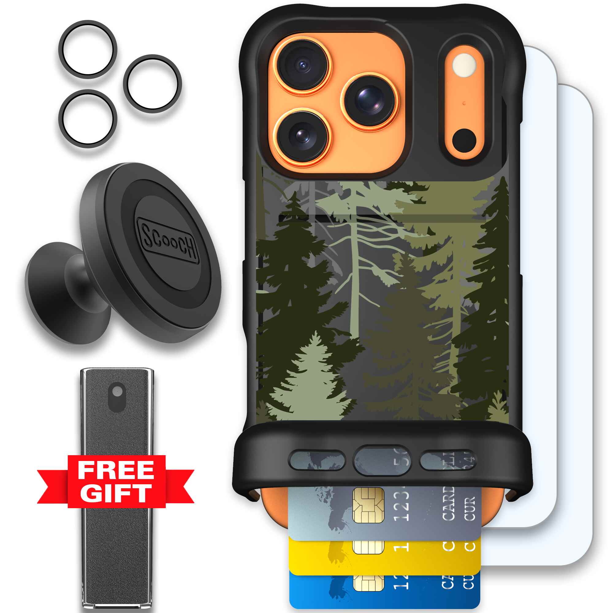 Hidden Pines | website | iPhone 17 Pro | Defender Bundle