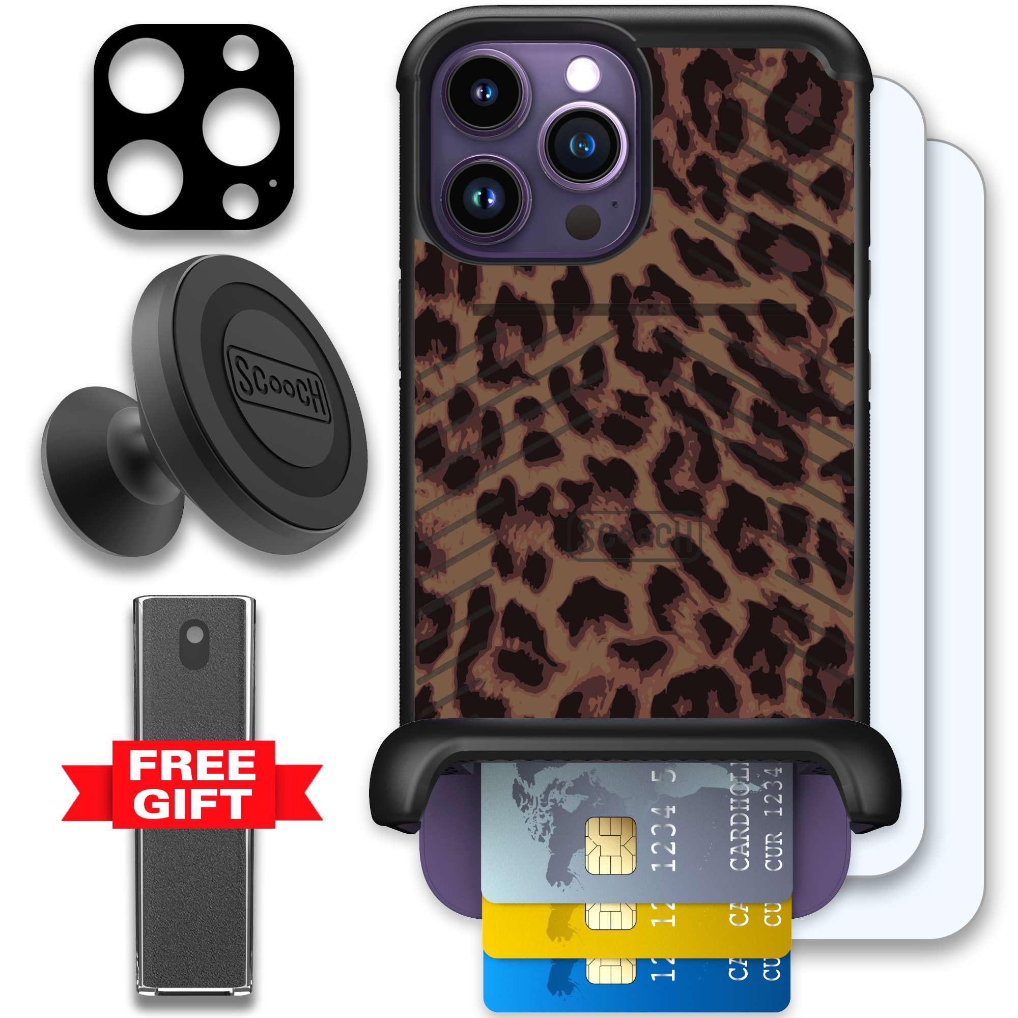 WMTE LUXELEOP iPhone 14 Pro Max Defender Bundle