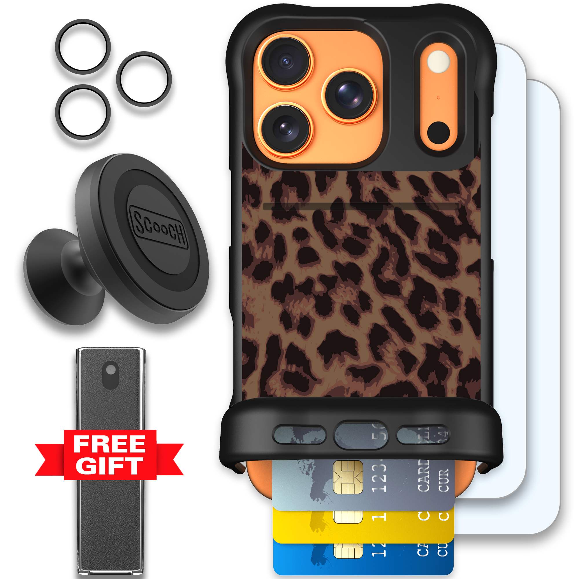 WMTE LUXELEOP iPhone 17 Pro Defender Bundle