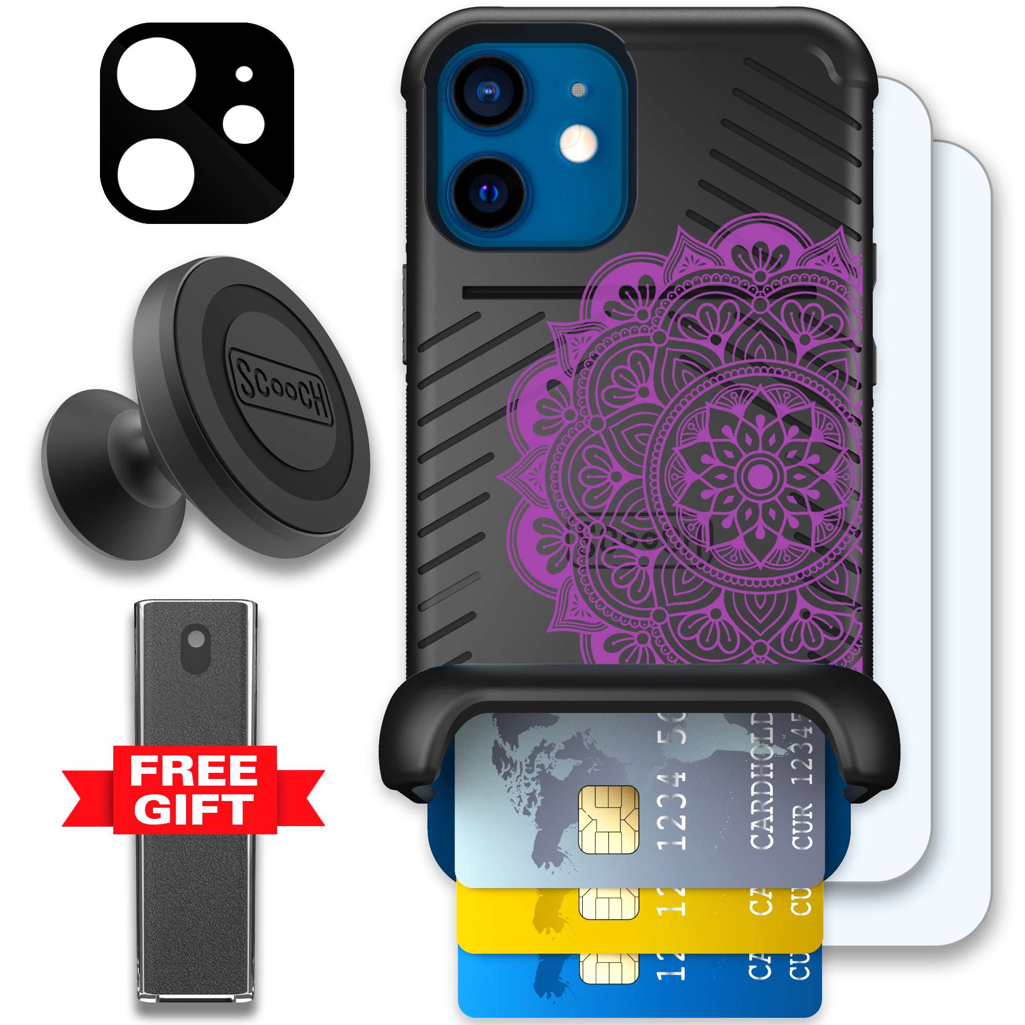 WMTE MANDALA iPhone 12 Mini Defender Bundle