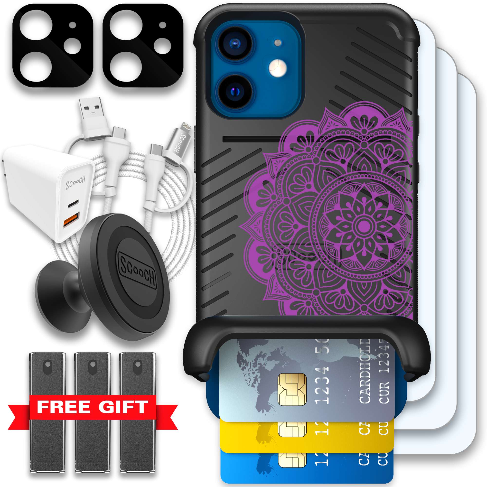 WMTE MANDALA iPhone 12 Mini Ultimate Bundle