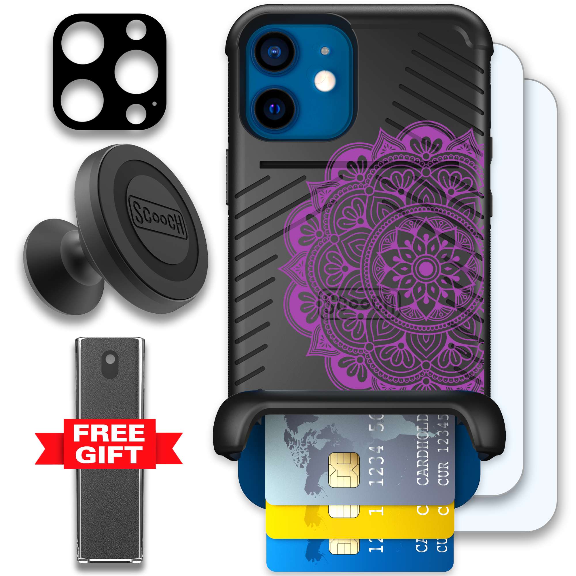 WMTE MANDALA iPhone 12 Pro Defender Bundle