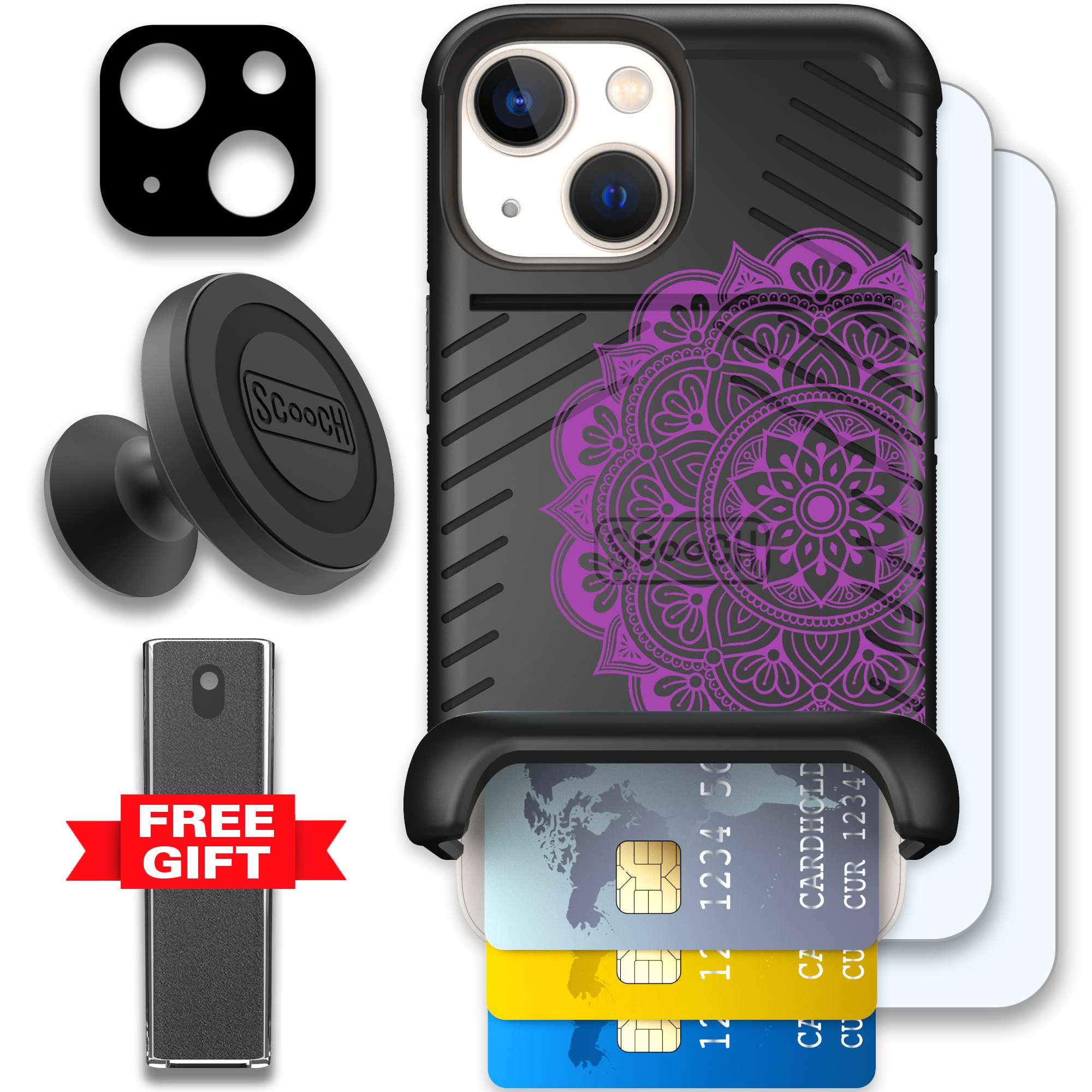 WMTE MANDALA iPhone 13 Mini Defender Bundle