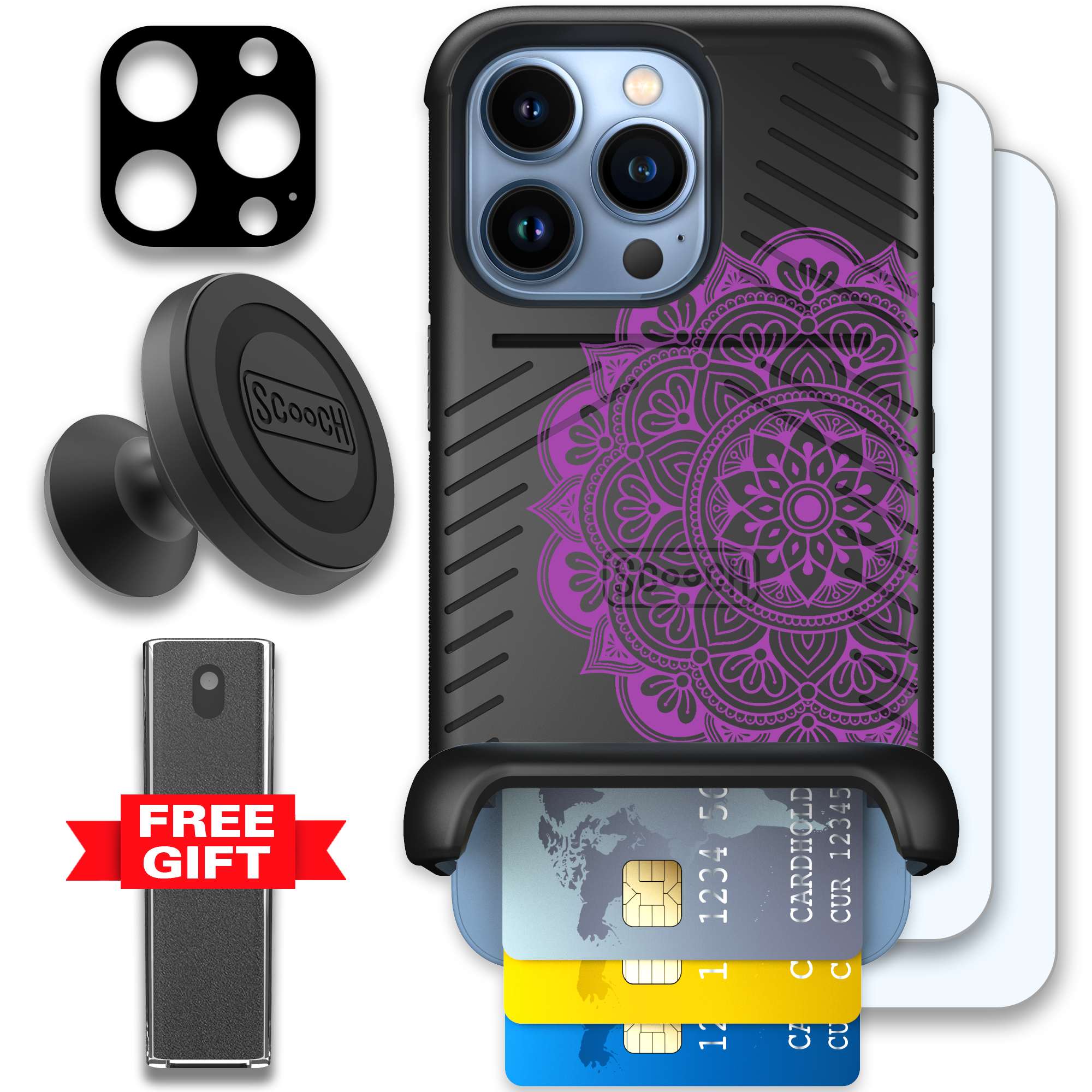 WMTE MANDALA iPhone 13 Pro Defender Bundle