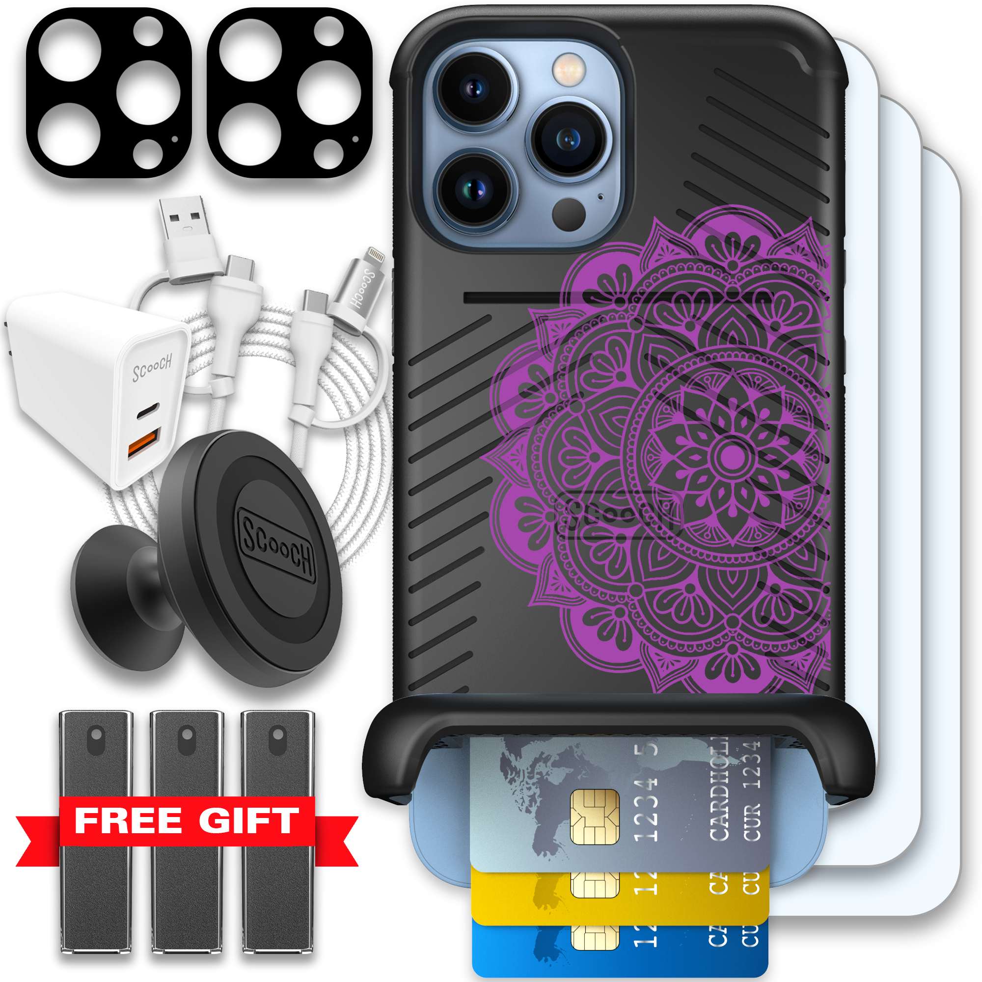 WMTE MANDALA iPhone 13 Pro Max Ultimate Bundle