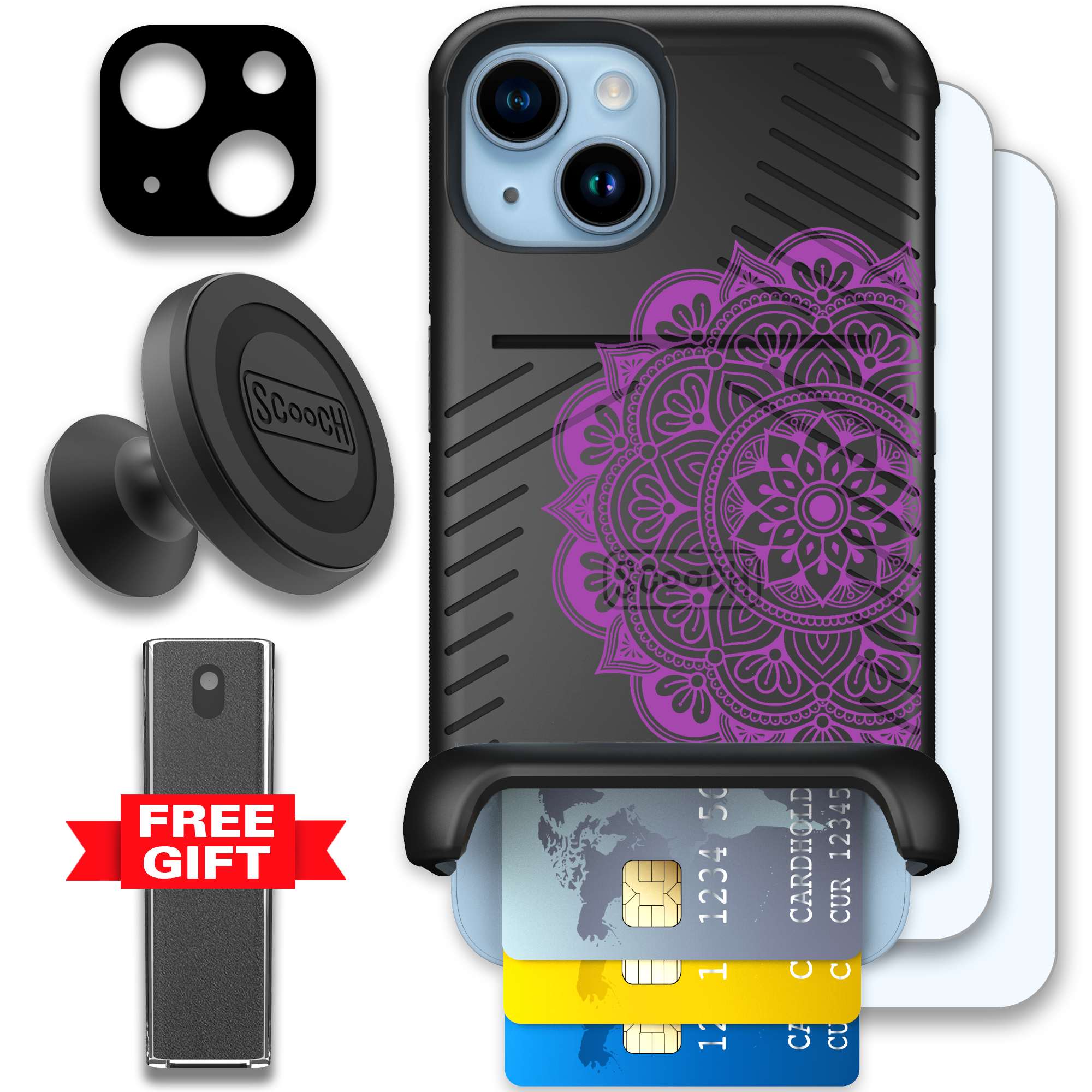 WMTE MANDALA iPhone 14 Defender Bundle