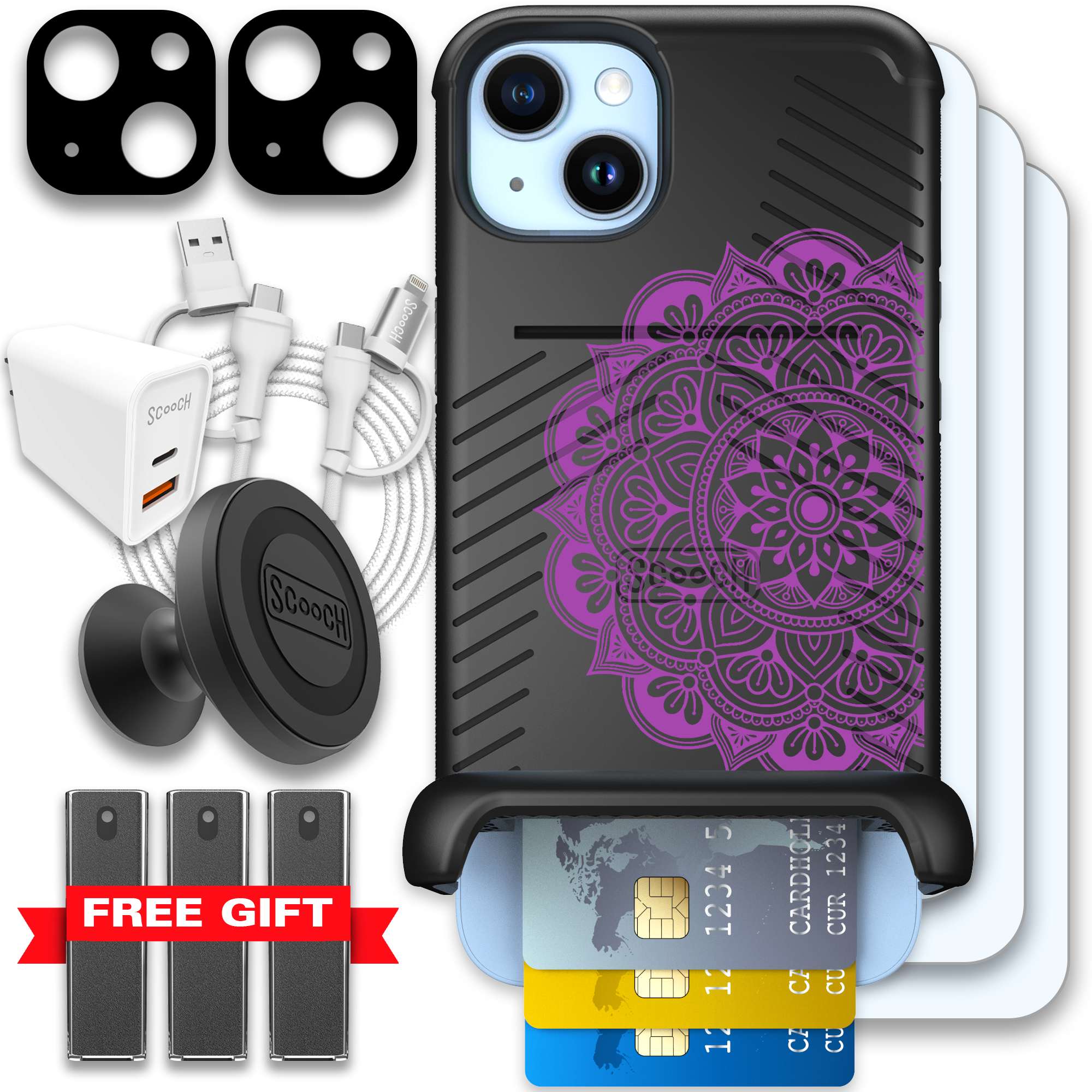 WMTE MANDALA iPhone 14 Plus Ultimate Bundle