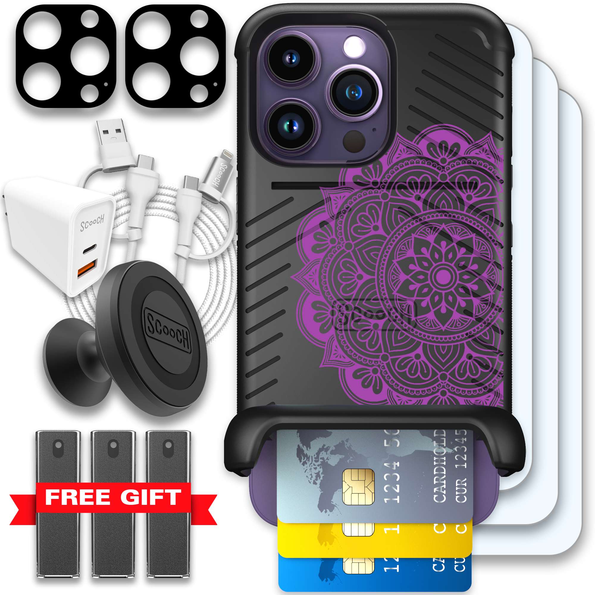 WMTE MANDALA iPhone 14 Pro Ultimate Bundle