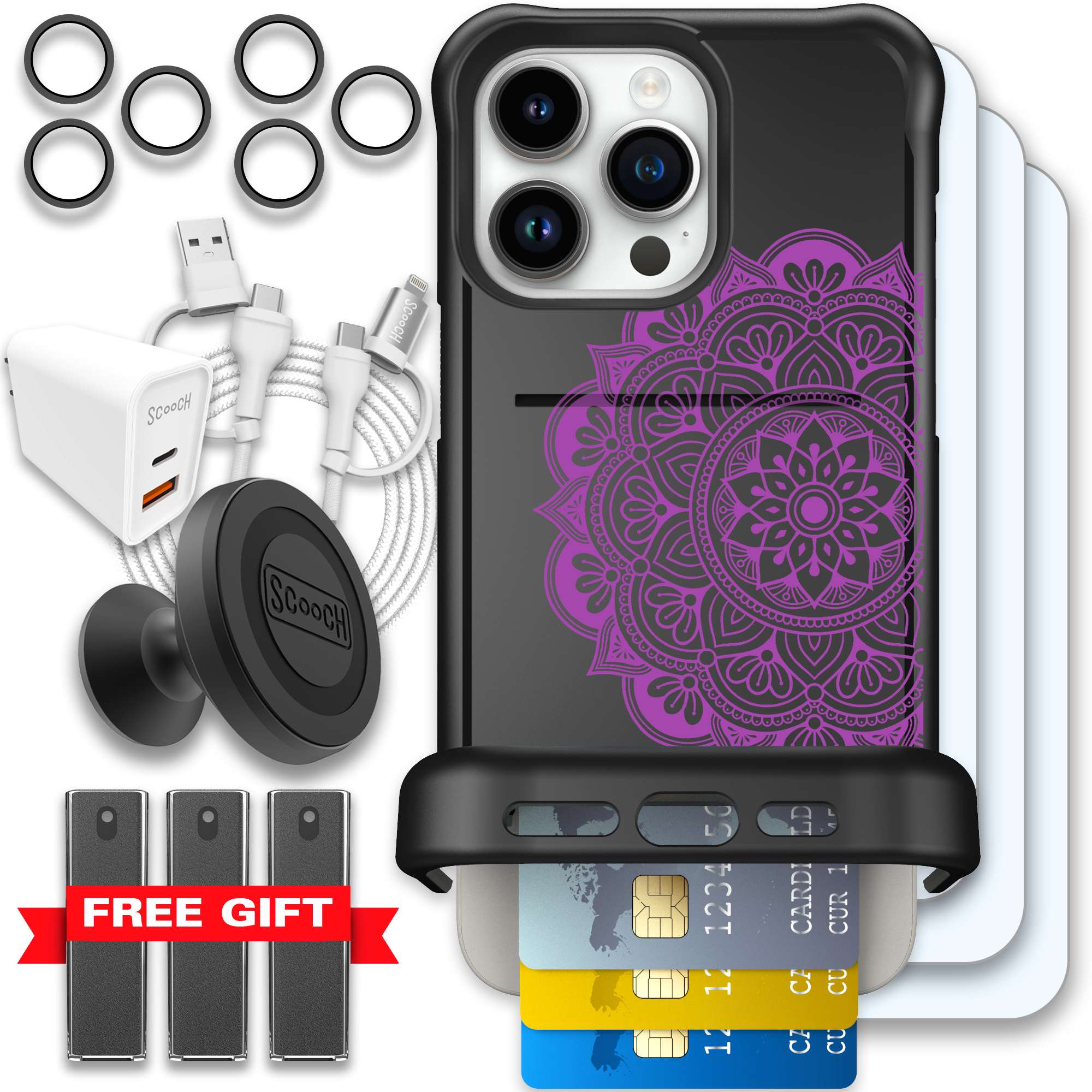 WMTE MANDALA iPhone 15 Pro Max Ultimate Bundle