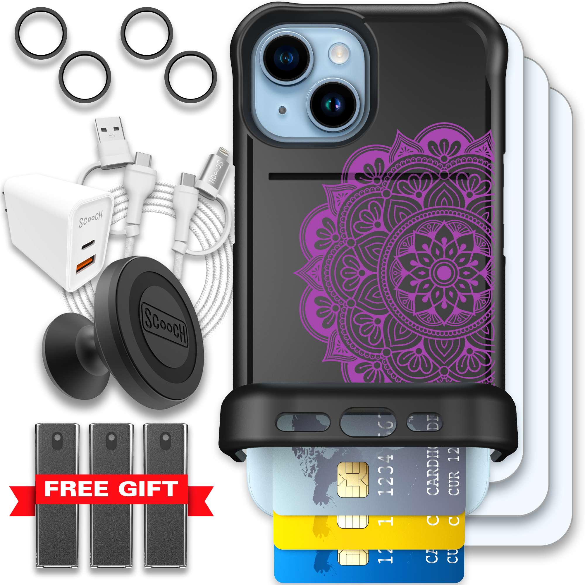 WMTE MANDALA iPhone 15 Ultimate Bundle