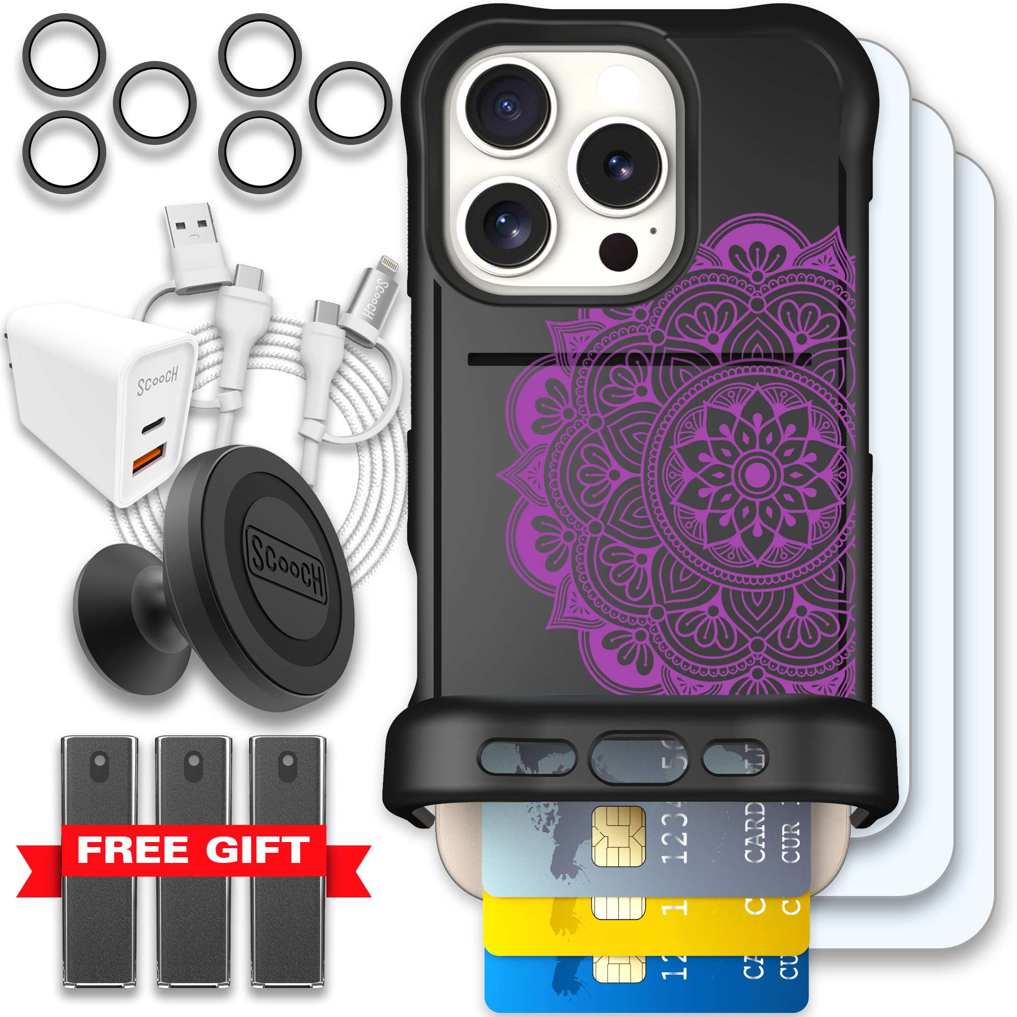 WMTE MANDALA iPhone 16 Pro Ultimate Bundle