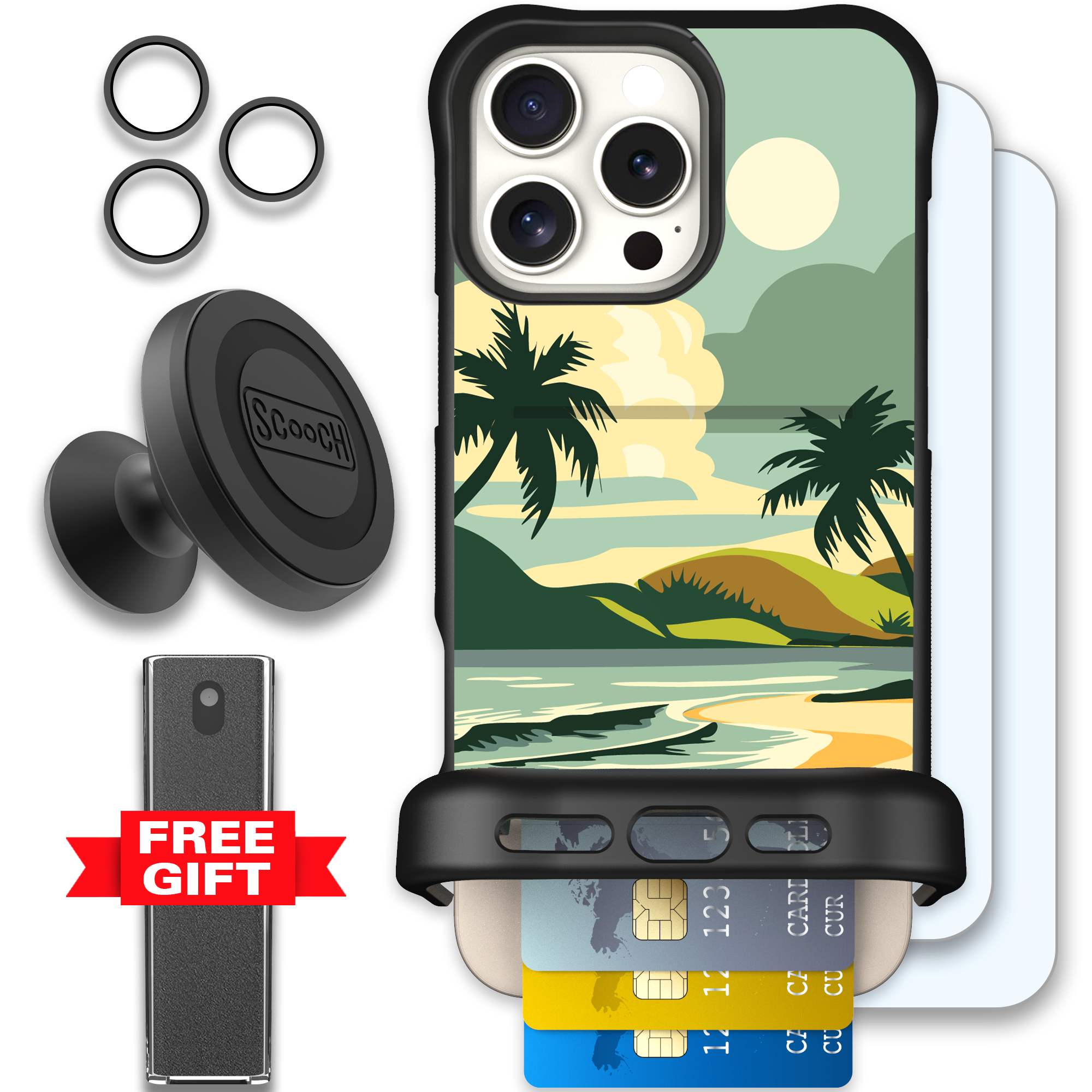 WMTE PDSCOVE iPhone 16 Pro Max Defender Bundle