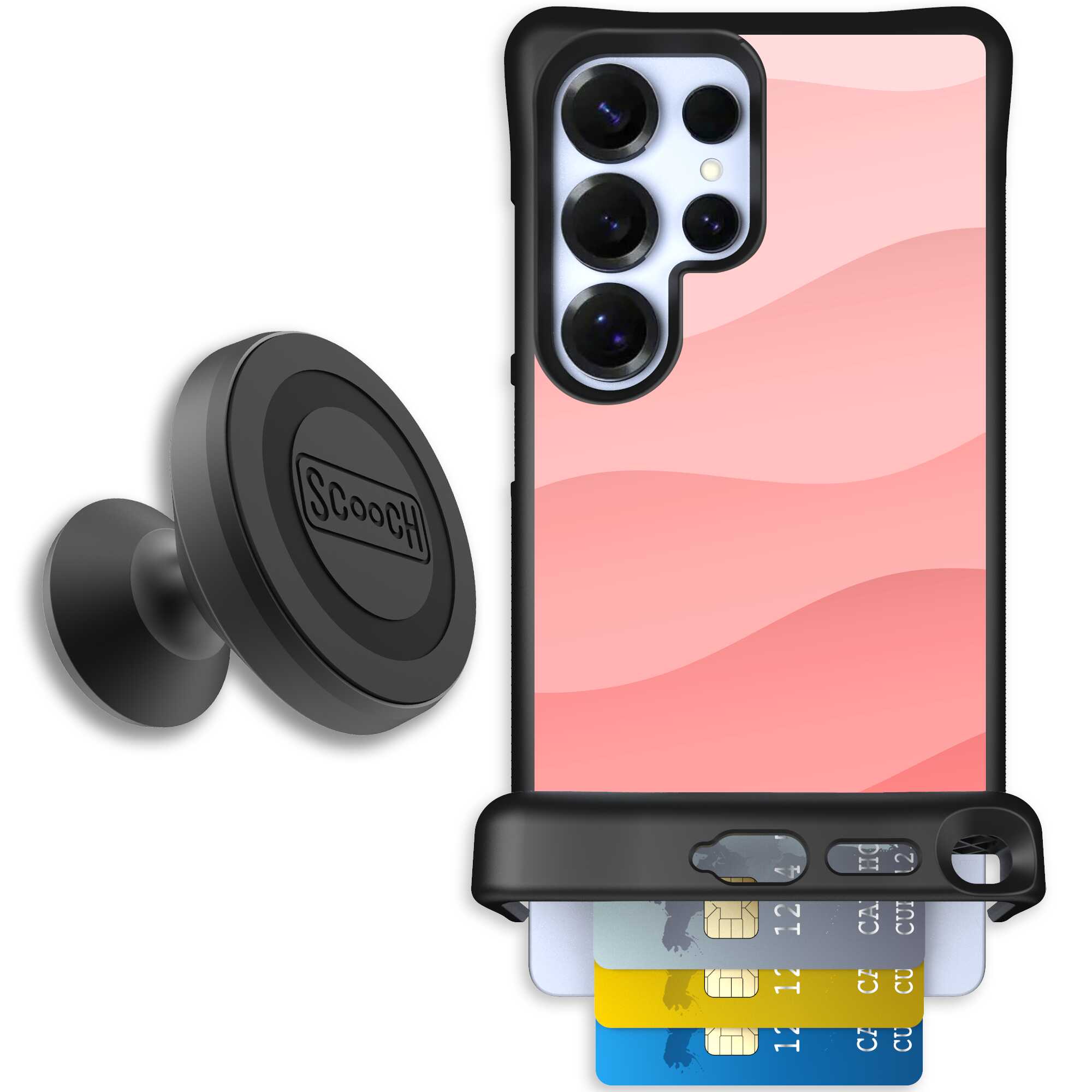 Wingmate Pink Waves for Galaxy S25 Ultra - Starter Bundle