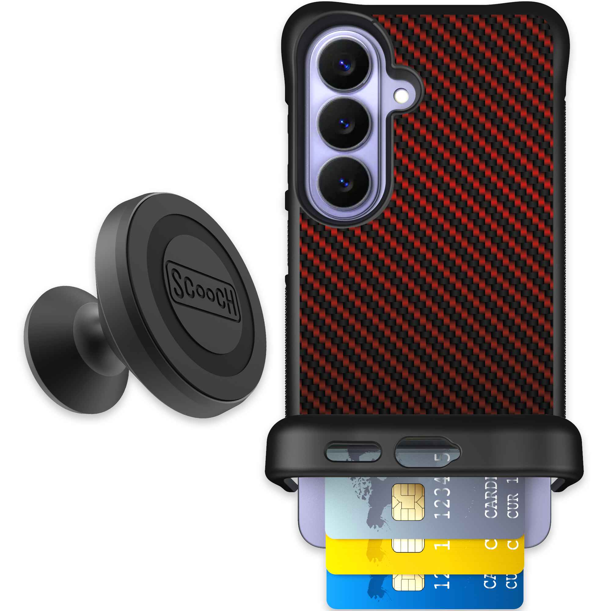 Red Carbon Fiber | website | Galaxy S26 | Starter Bundle