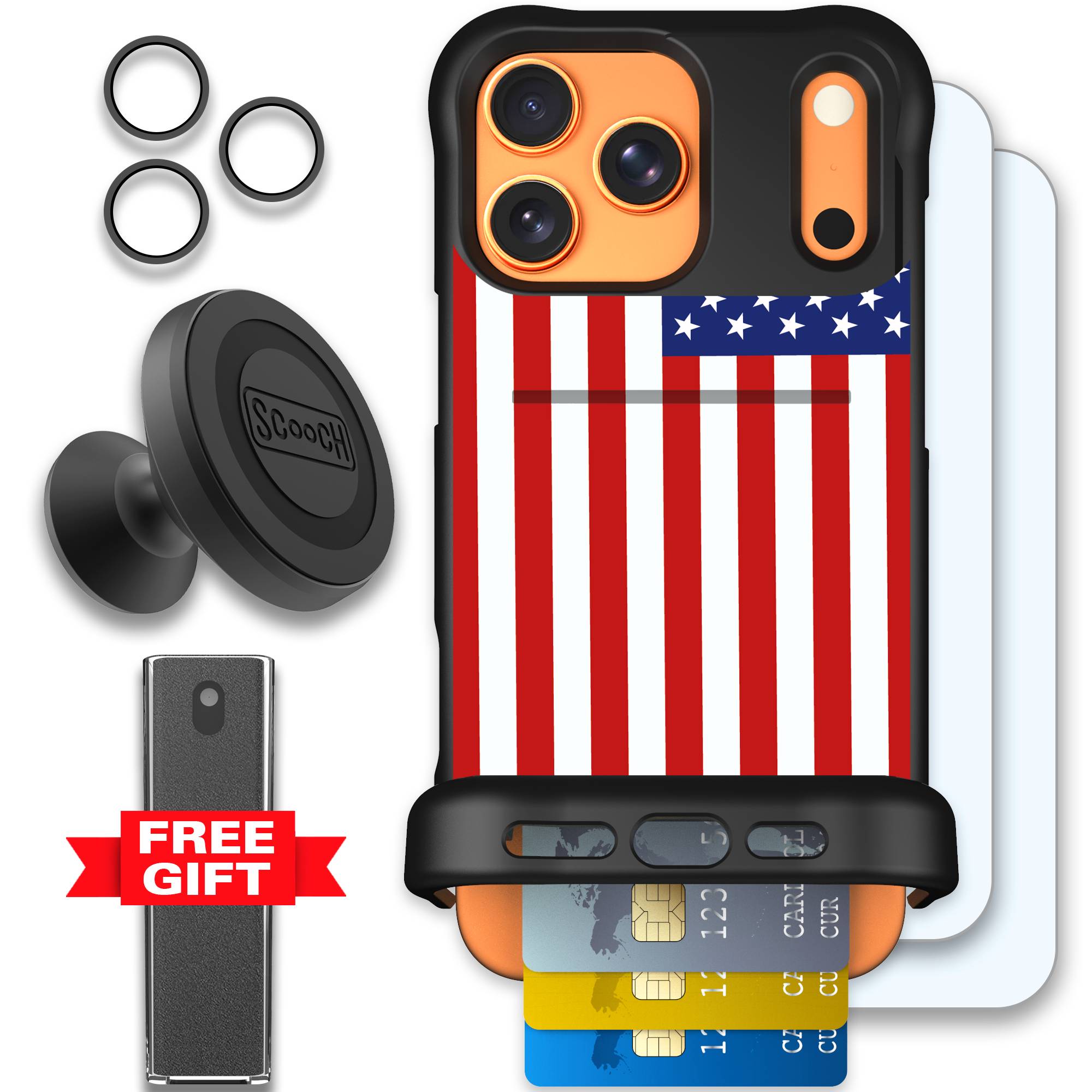 WMTE STARSTRP iPhone 17 Pro Max Defender Bundle