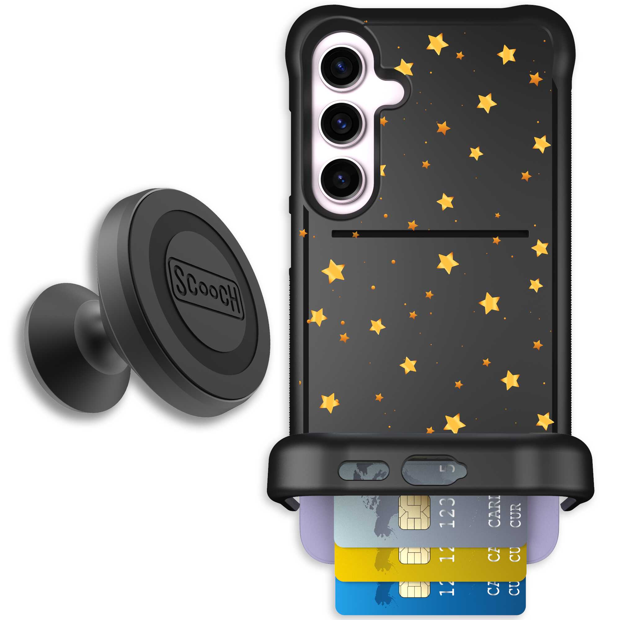 Wingmate Gold Stars for Galaxy S24+ - Starter Bundle
