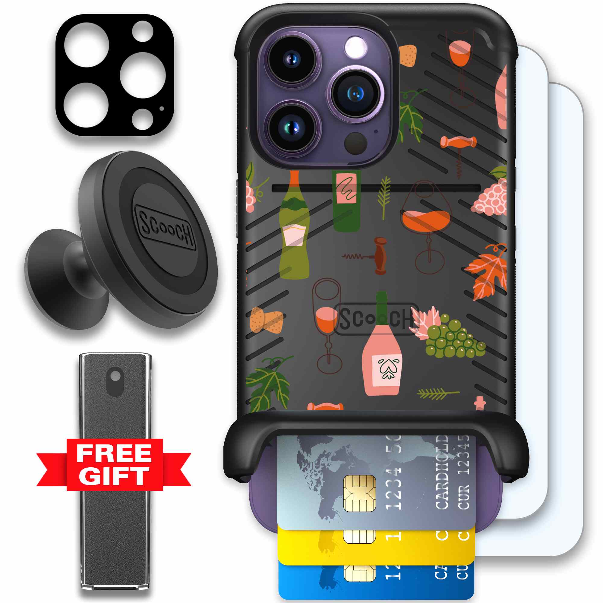 Vino Vibes | website | iPhone 14 Pro | Defender Bundle