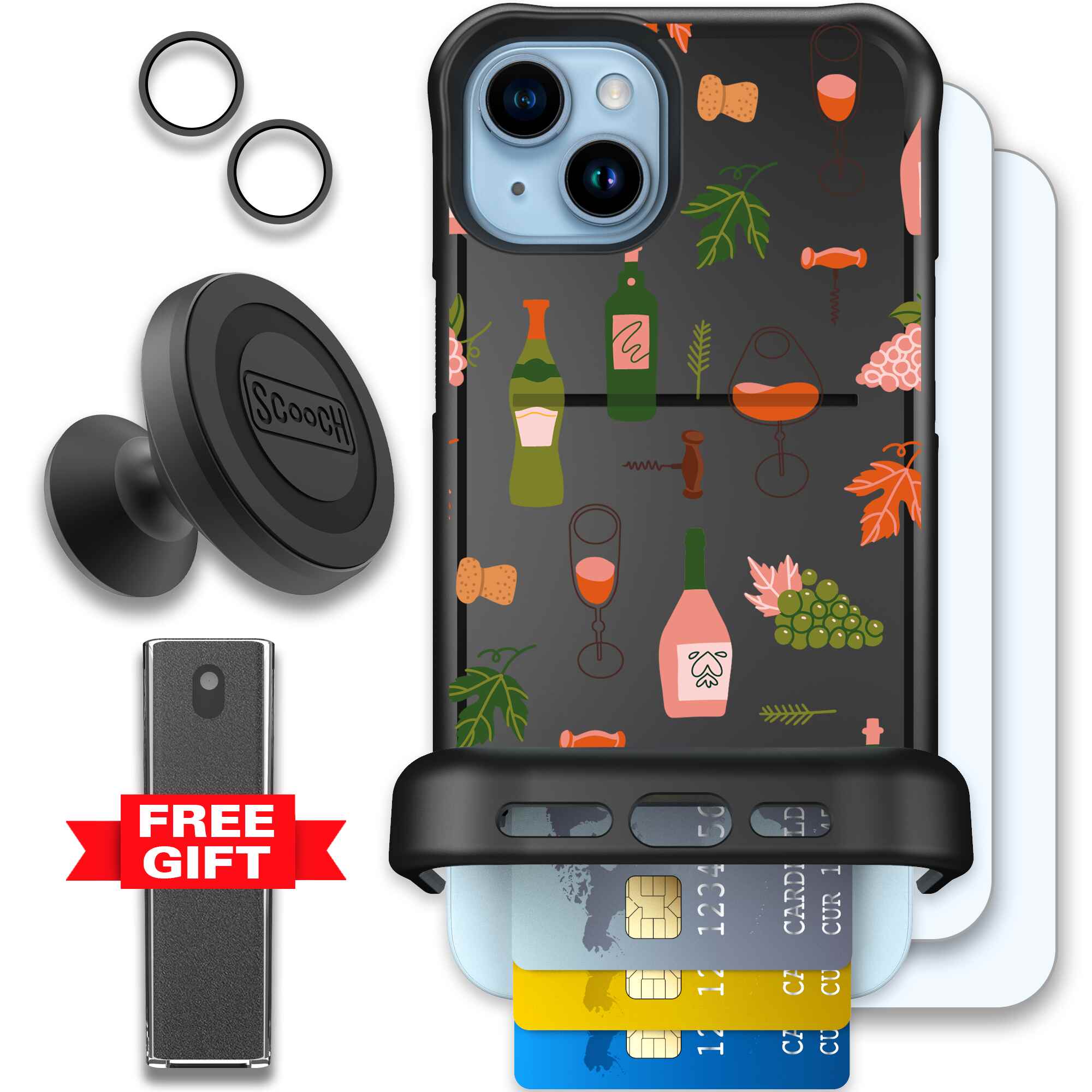 Vino Vibes | website | iPhone 15 Plus | Defender Bundle
