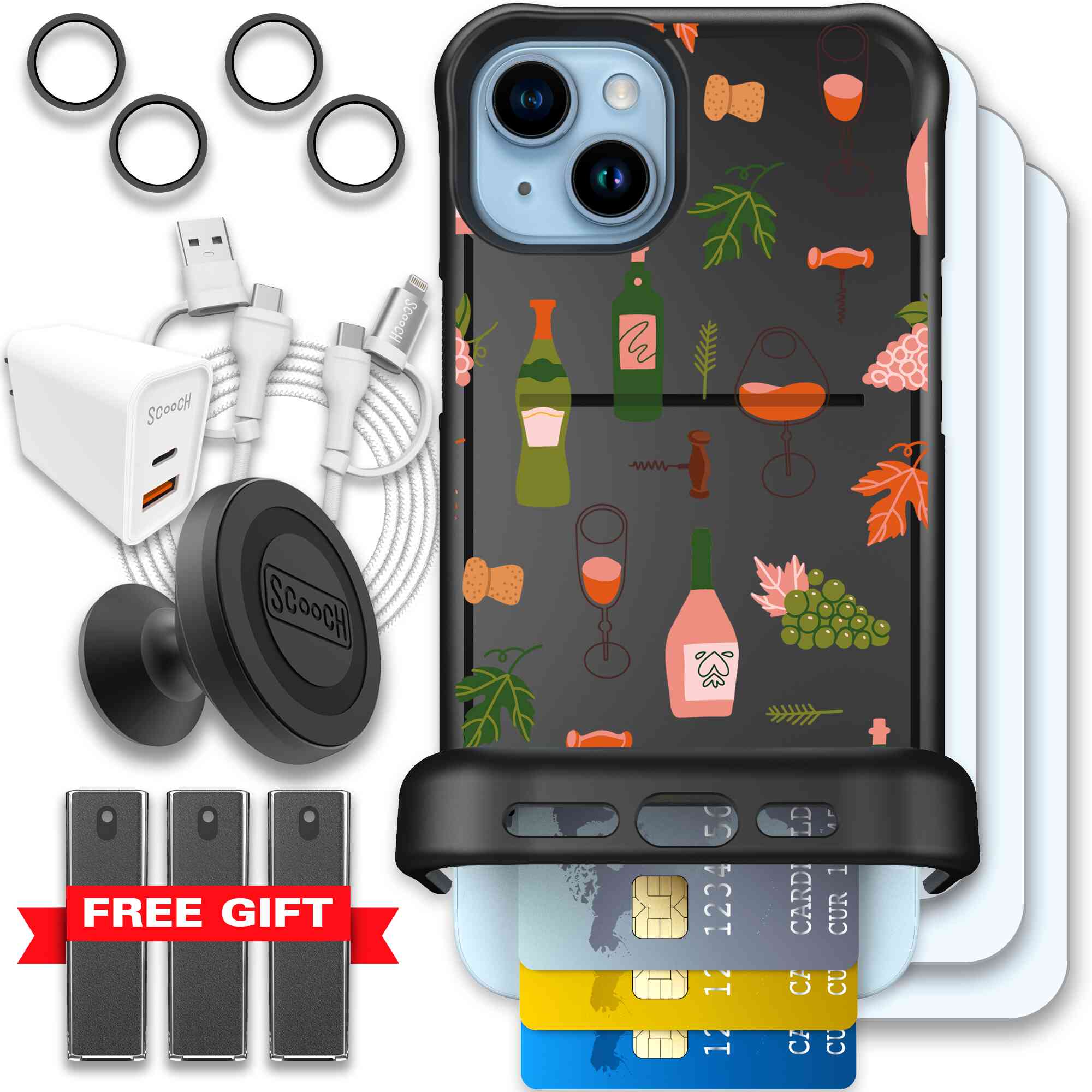 Vino Vibes | website | iPhone 15 Plus | Ultimate Bundle