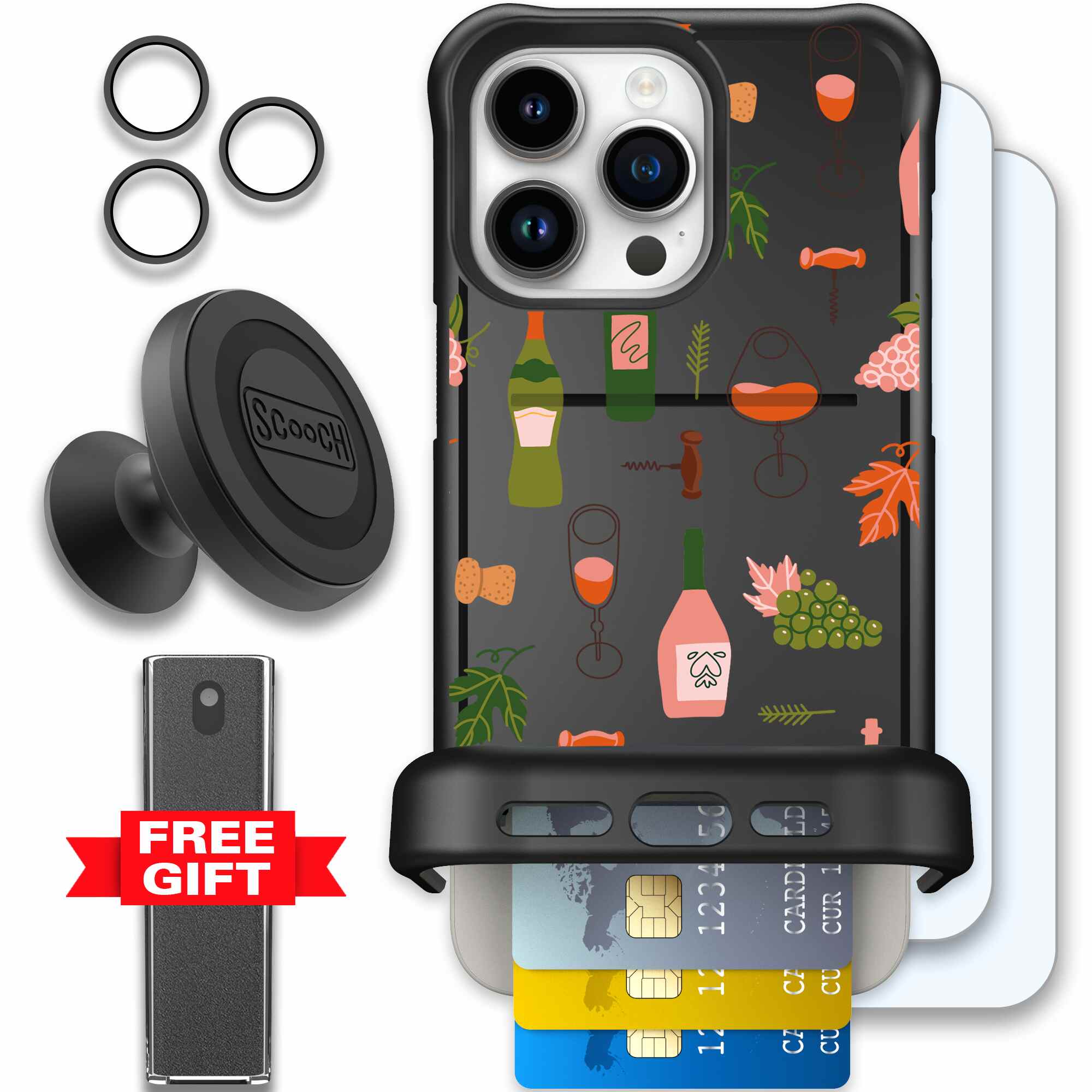 Vino Vibes | website | iPhone 15 Pro Max | Defender Bundle