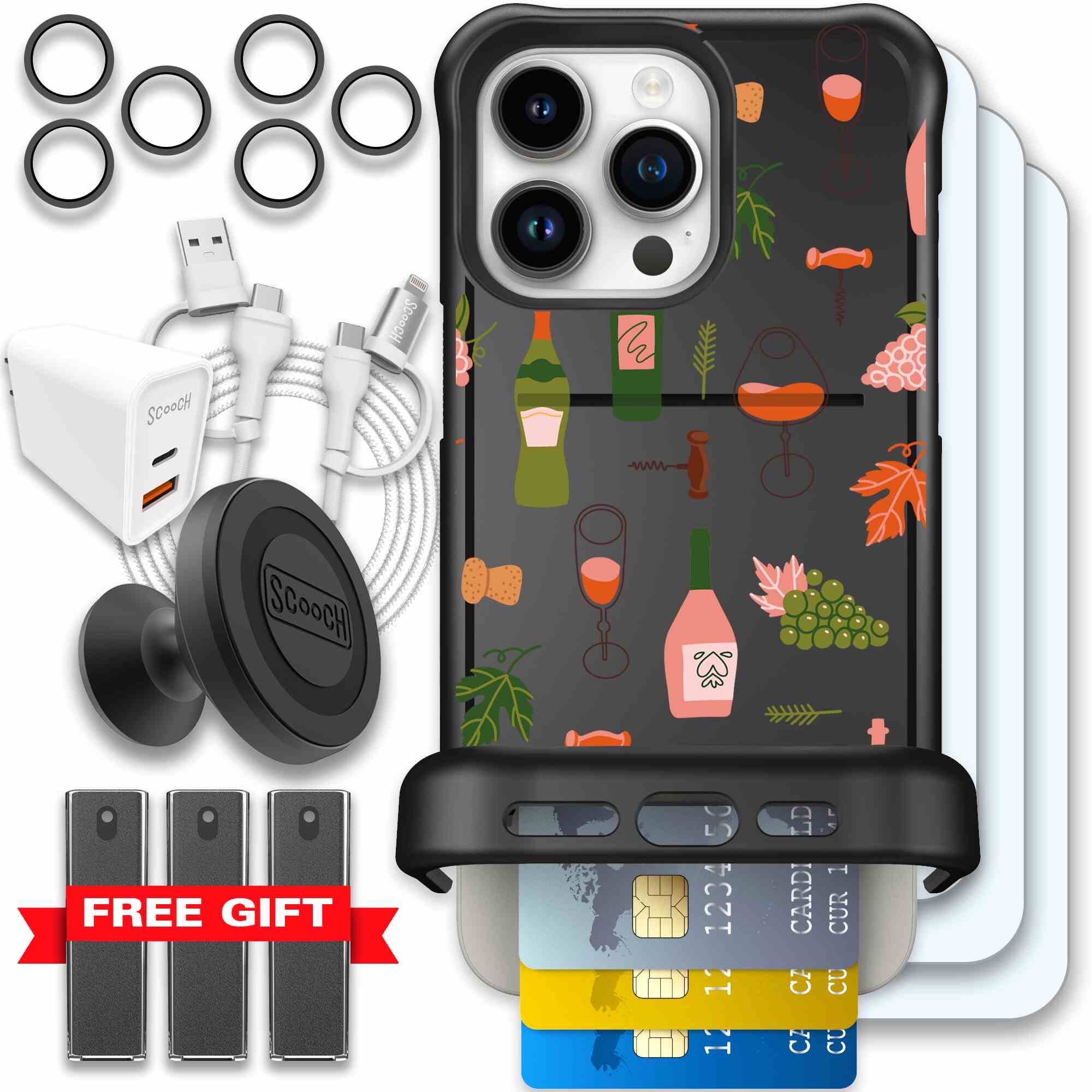 Vino Vibes | website | iPhone 15 Pro Max | Ultimate Bundle