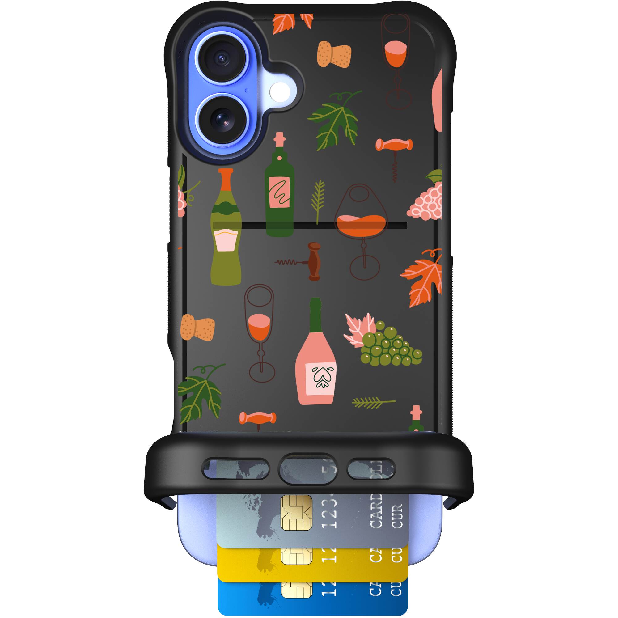 Vino Vibes | website | iPhone 16 Plus | Case