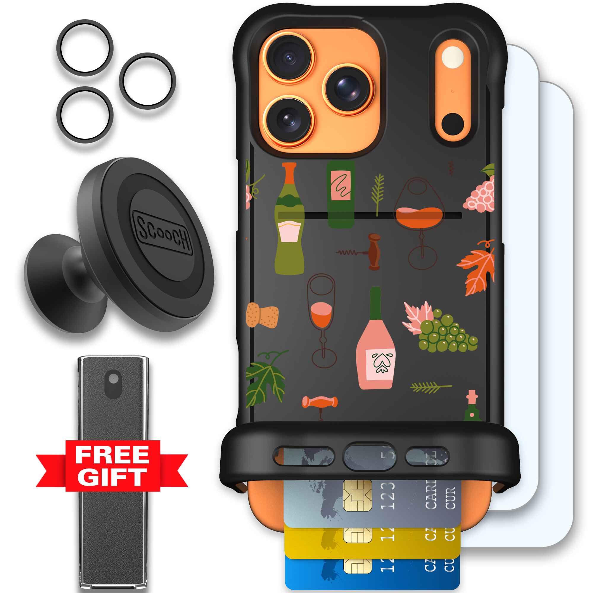 Vino Vibes | website | iPhone 17 Pro Max | Defender Bundle