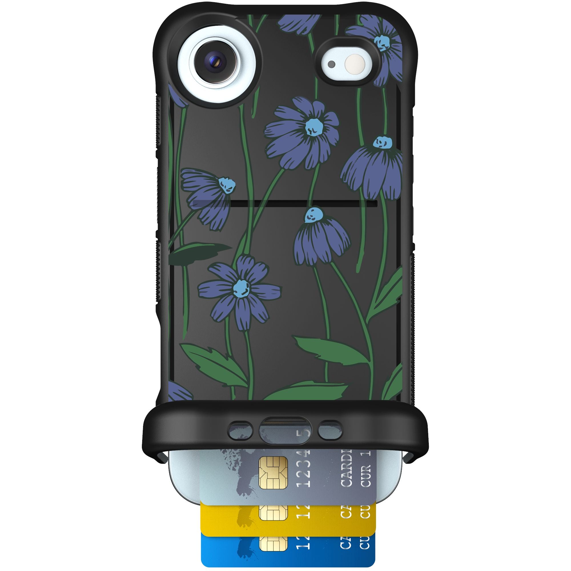 Wingmate in Violet Daisy hidden wallet case | Scooch