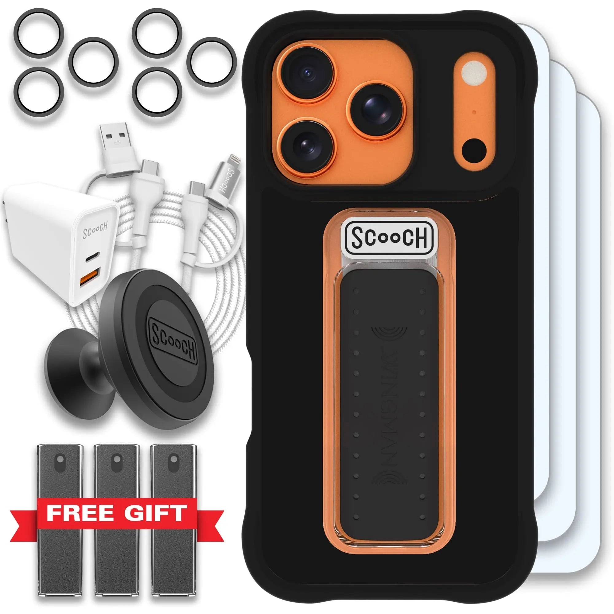 Scooch-Wingman Ultimate Bundle for iPhone 17 Pro-Black