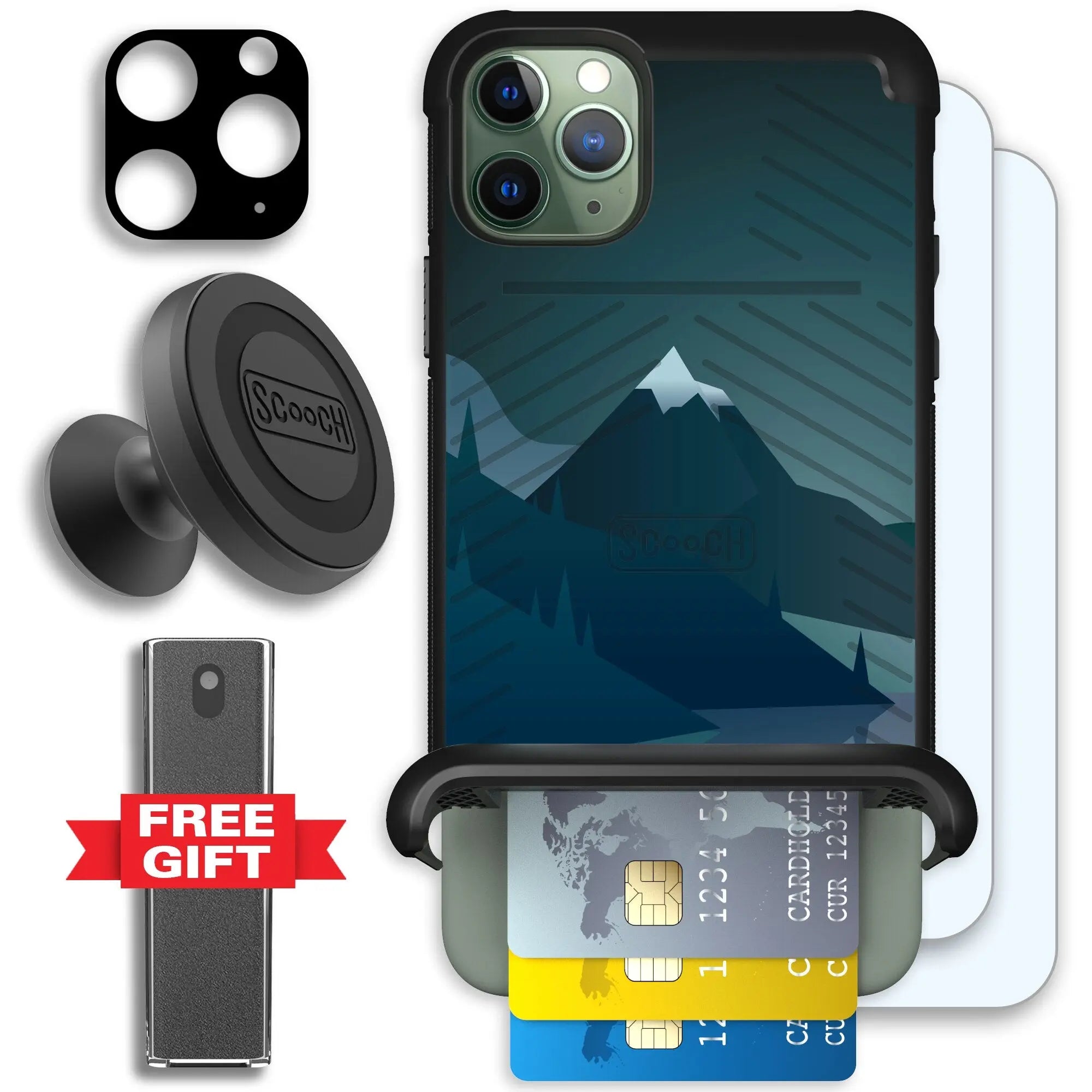Scooch-Wingmate Defender Bundle for iPhone 11 Pro Max-