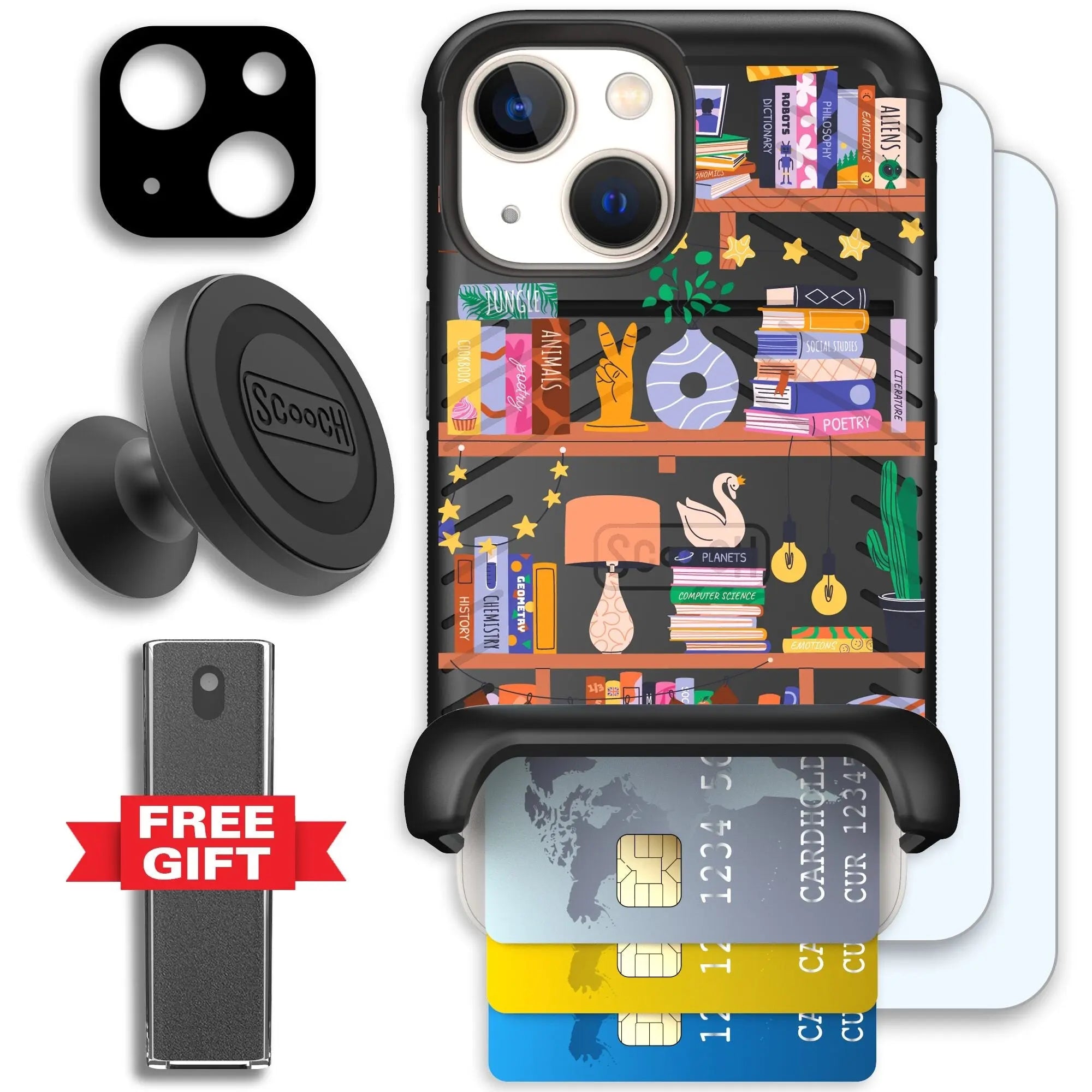 Scooch-Wingmate Defender Bundle for iPhone 13 Mini-