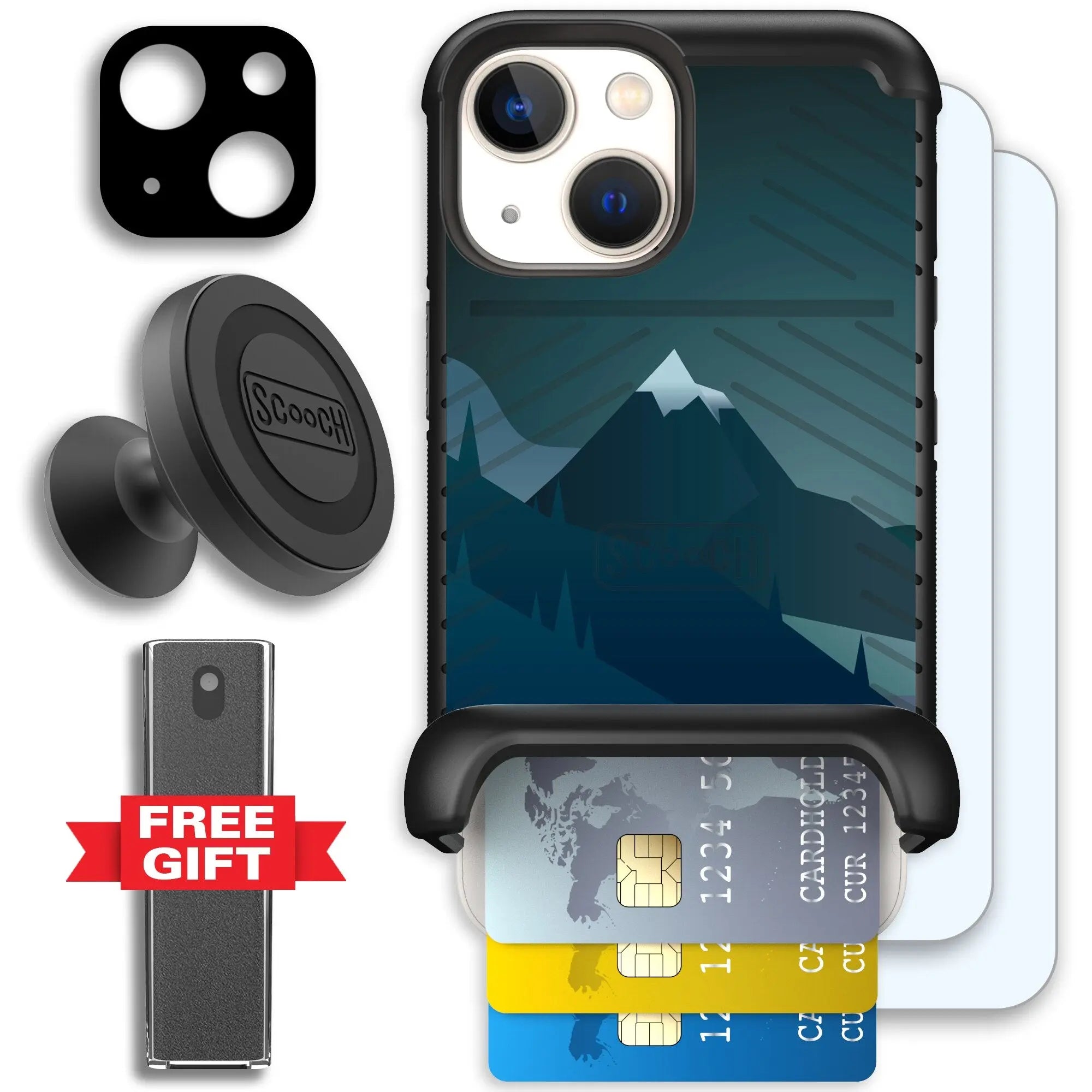 Scooch-Wingmate Defender Bundle for iPhone 13 Mini-