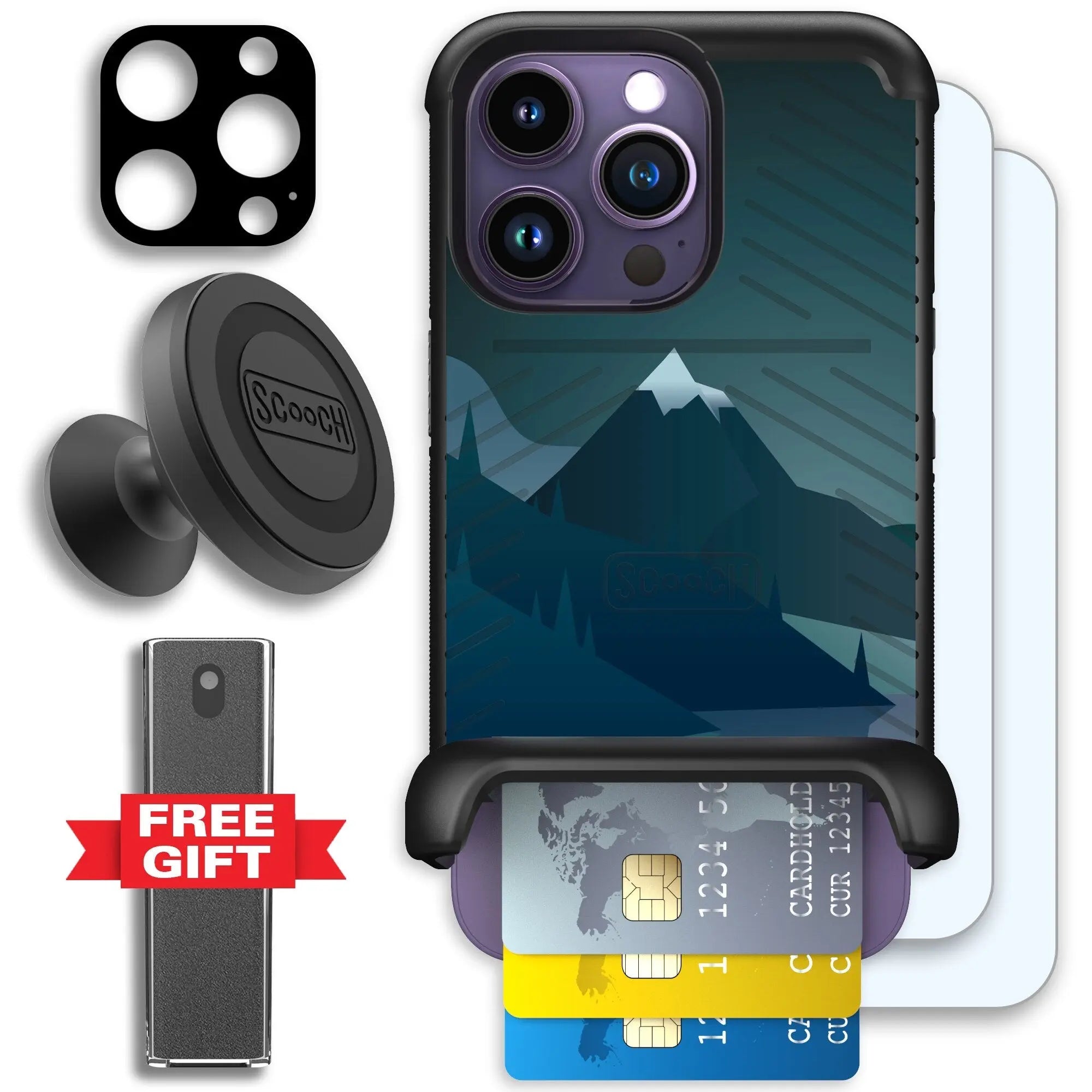 Scooch-Wingmate Defender Bundle for iPhone 14 Pro-